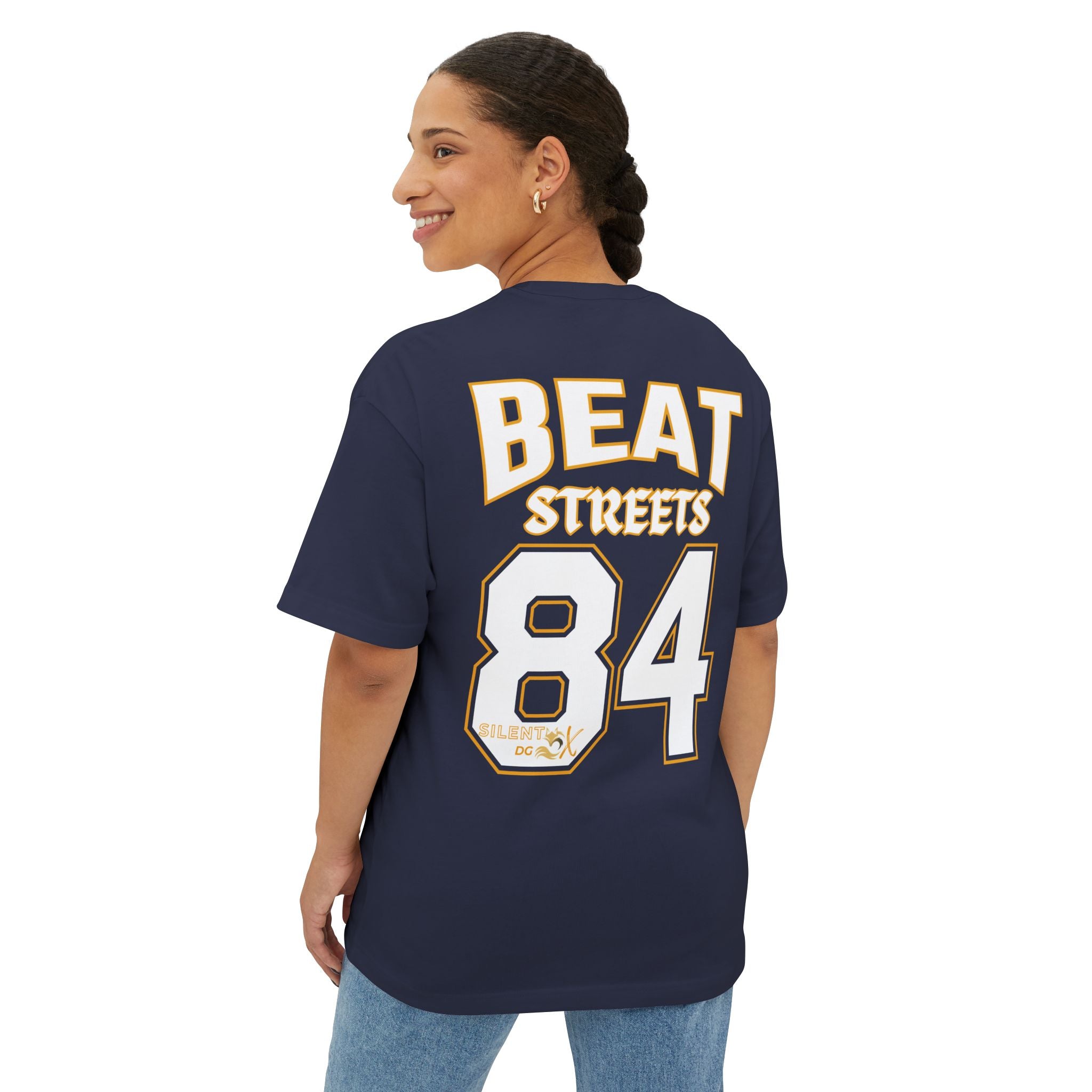Old School 80's Oversized Casual Streetwear - 84 Beat Streets