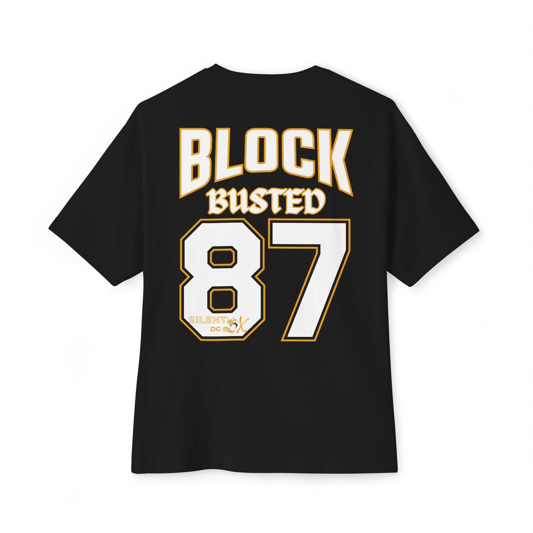 Old School 80's Oversized Casual Streetwear - 87 Block Busted