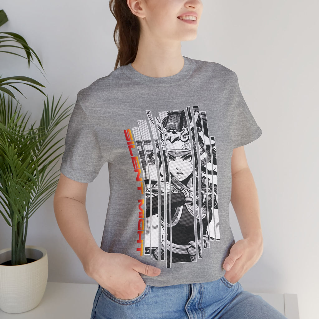 Anime Girl Warrior T-shirt - Silent Might