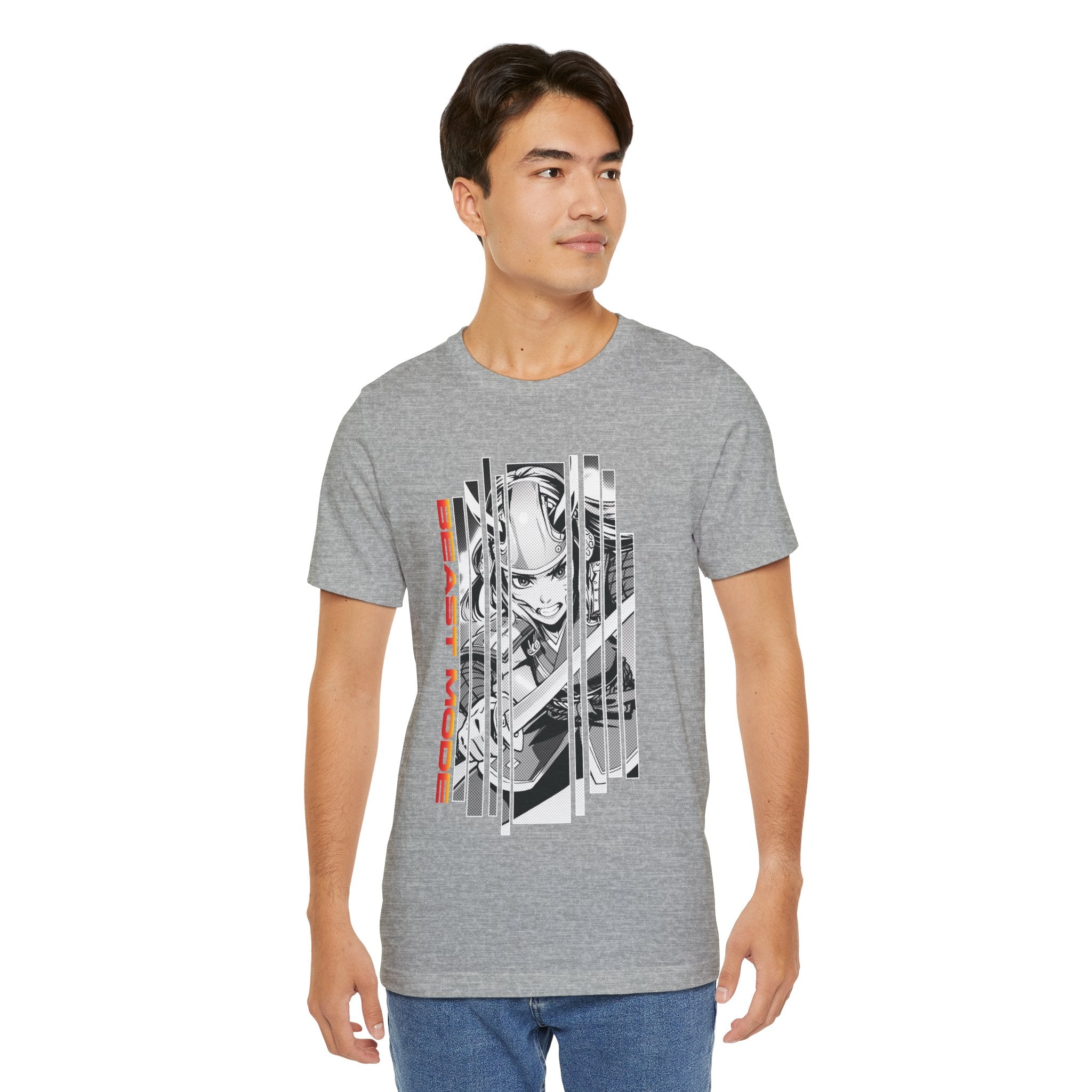 Anime Girl Warrior T-shirt - Beast Mode