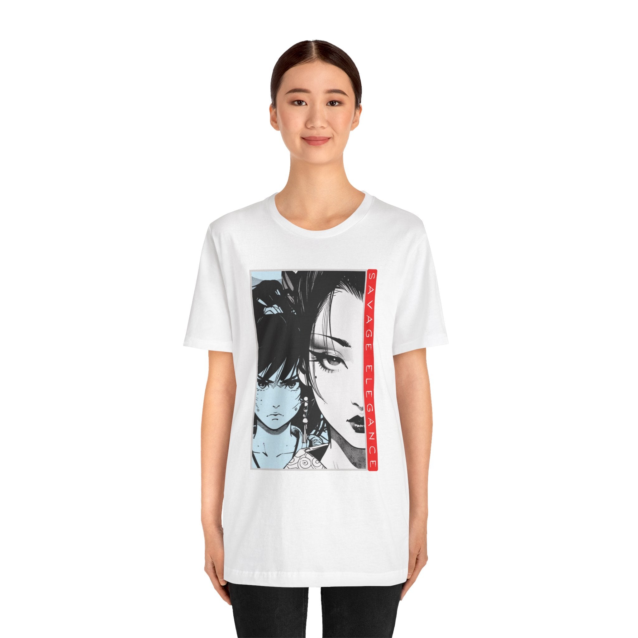 Anime Good Bad T-shirt - Savage Elegance