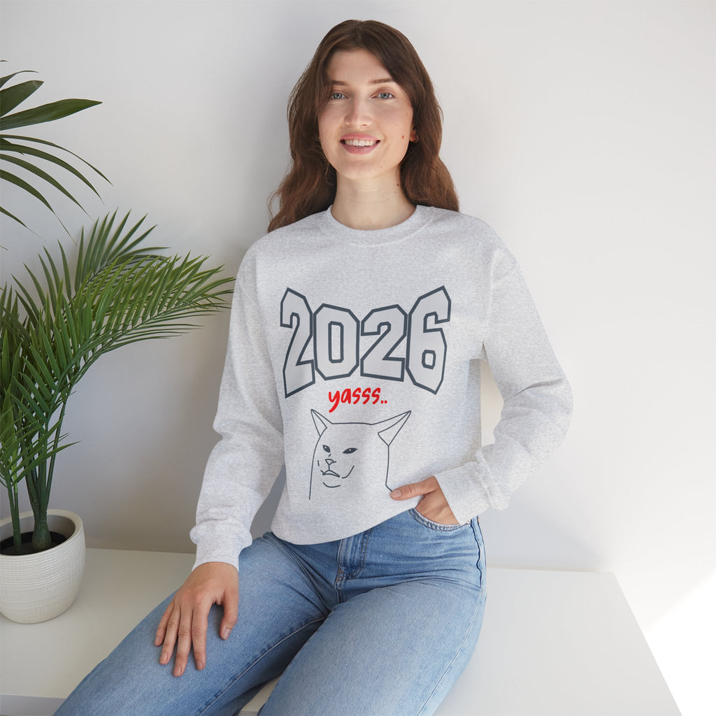 2026 New Year Sweatshirt Line - Yasss 2026