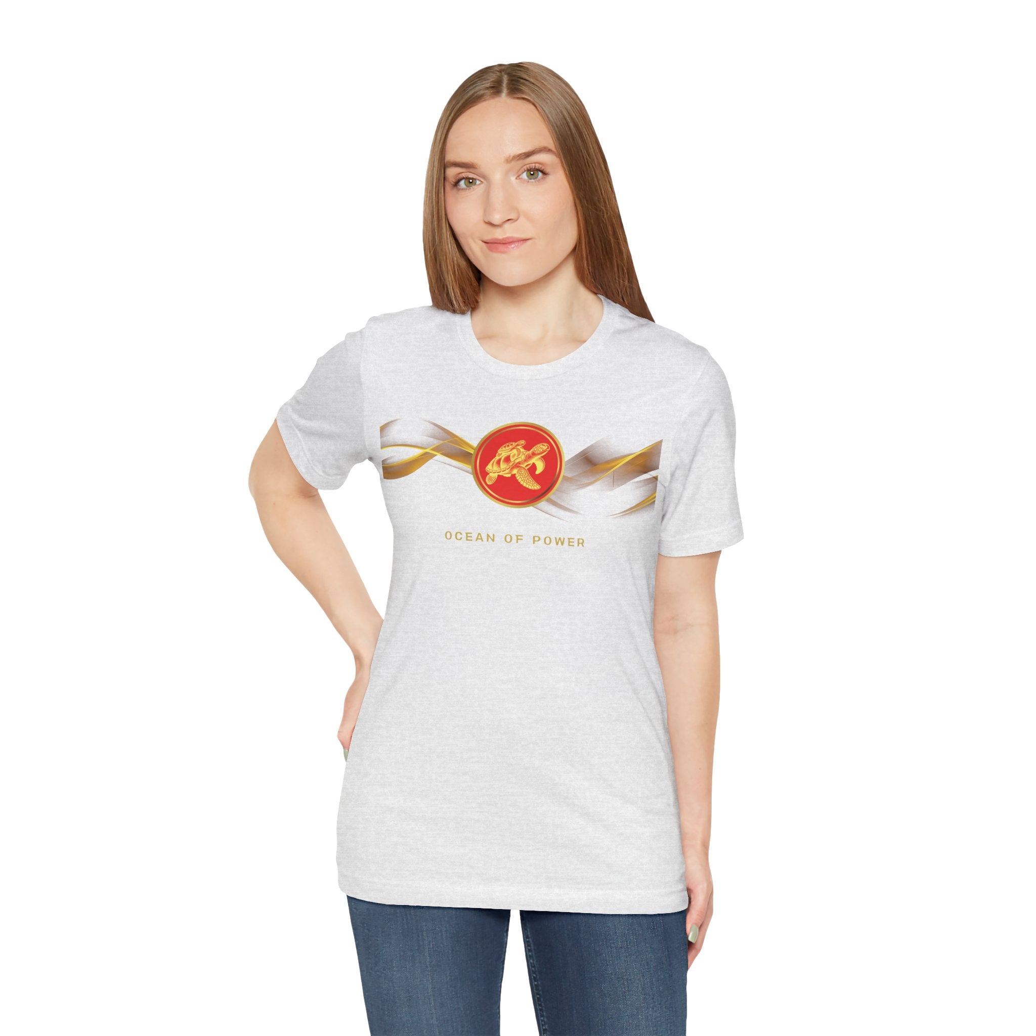 Empowering T-shirt - Zen Turtle Collection Red Power