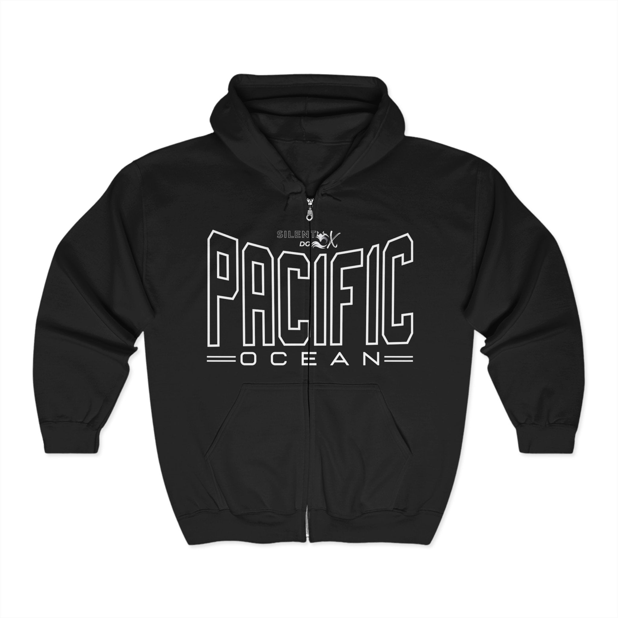 5 Oceans Hoodie Zipper Collection - Pacific Ocean Tranquil Reach