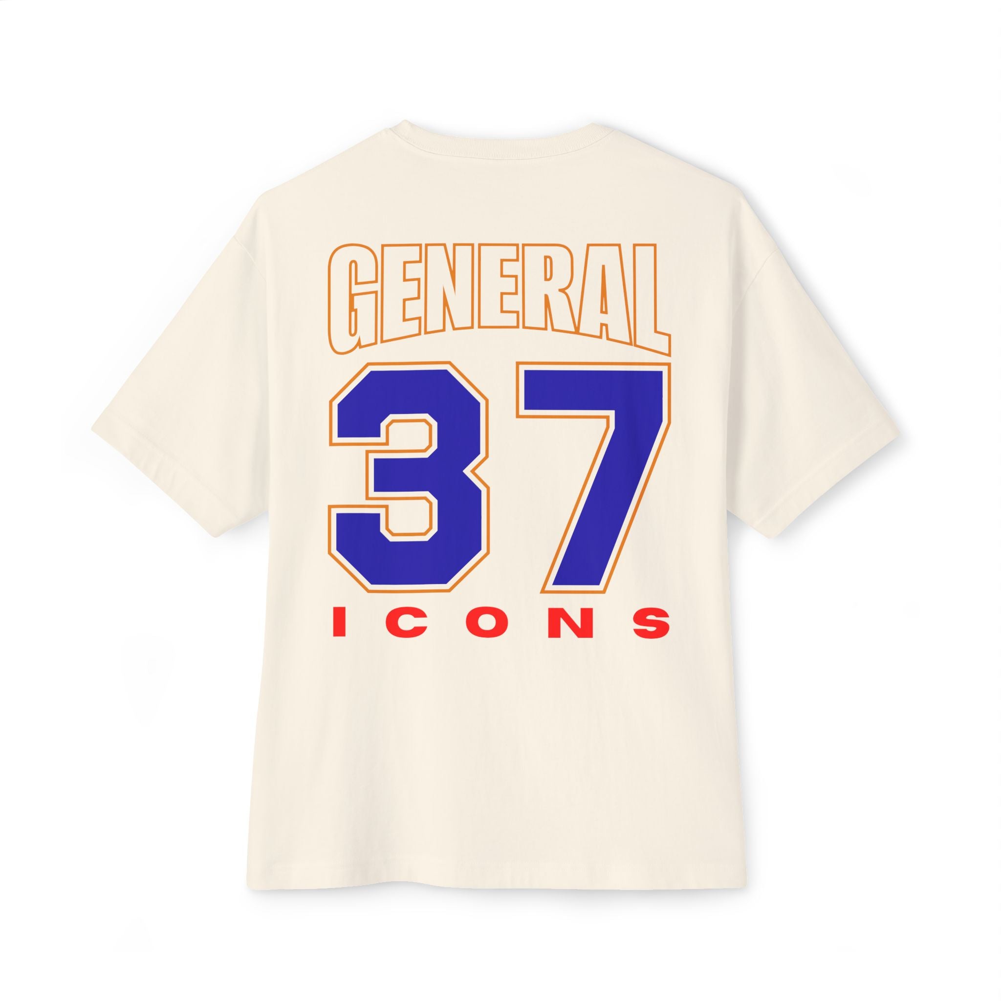 General Numbered Streetwear Box T-shirt Collection - 37 General Icons