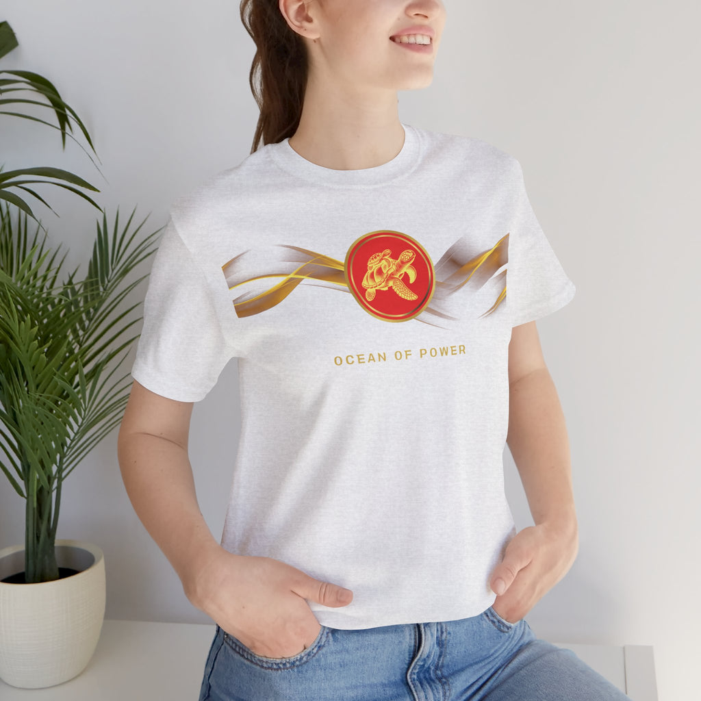 Empowering T-shirt - Zen Turtle Collection Red Power