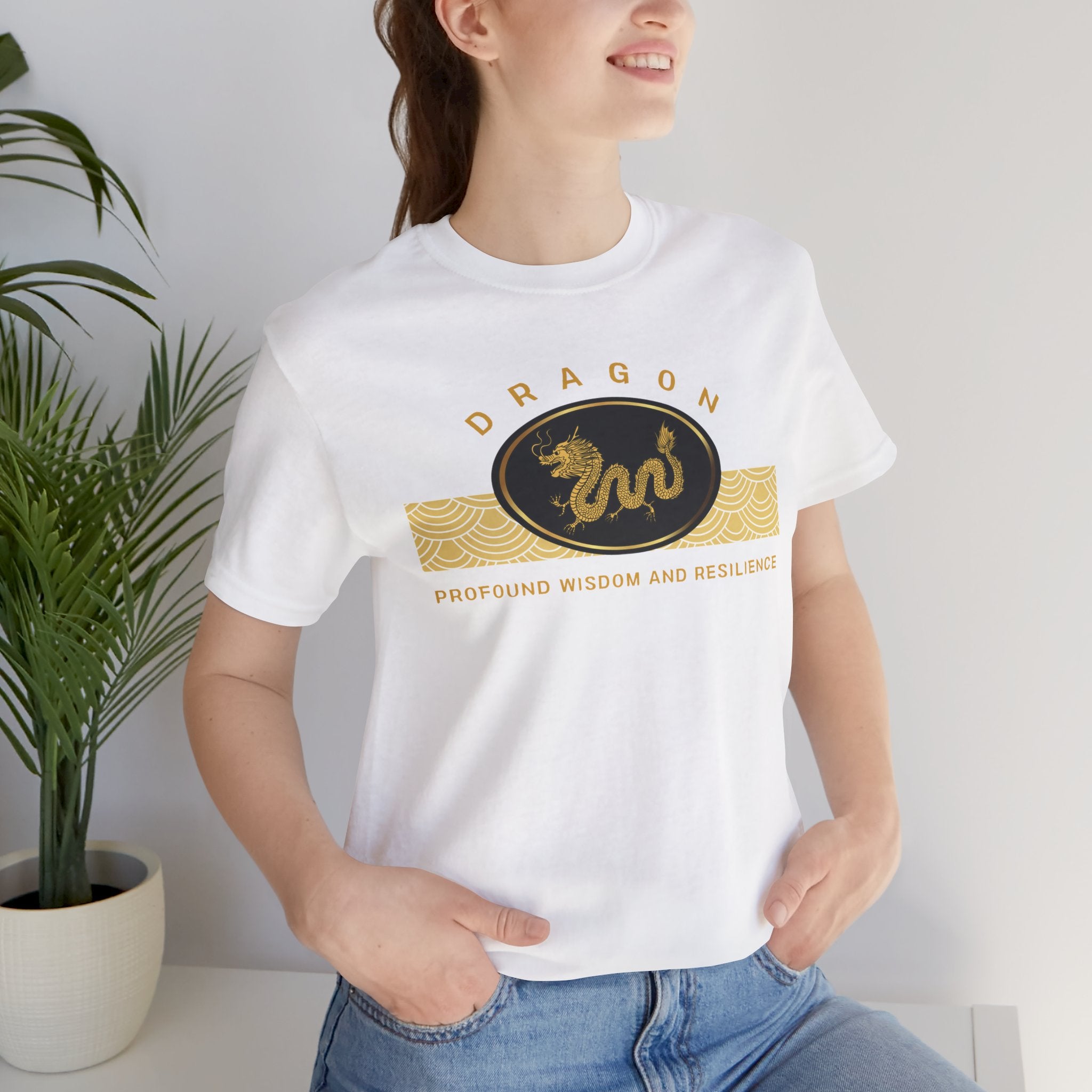 Empowering T-shirt - Zen Dragon Collection Black Profound