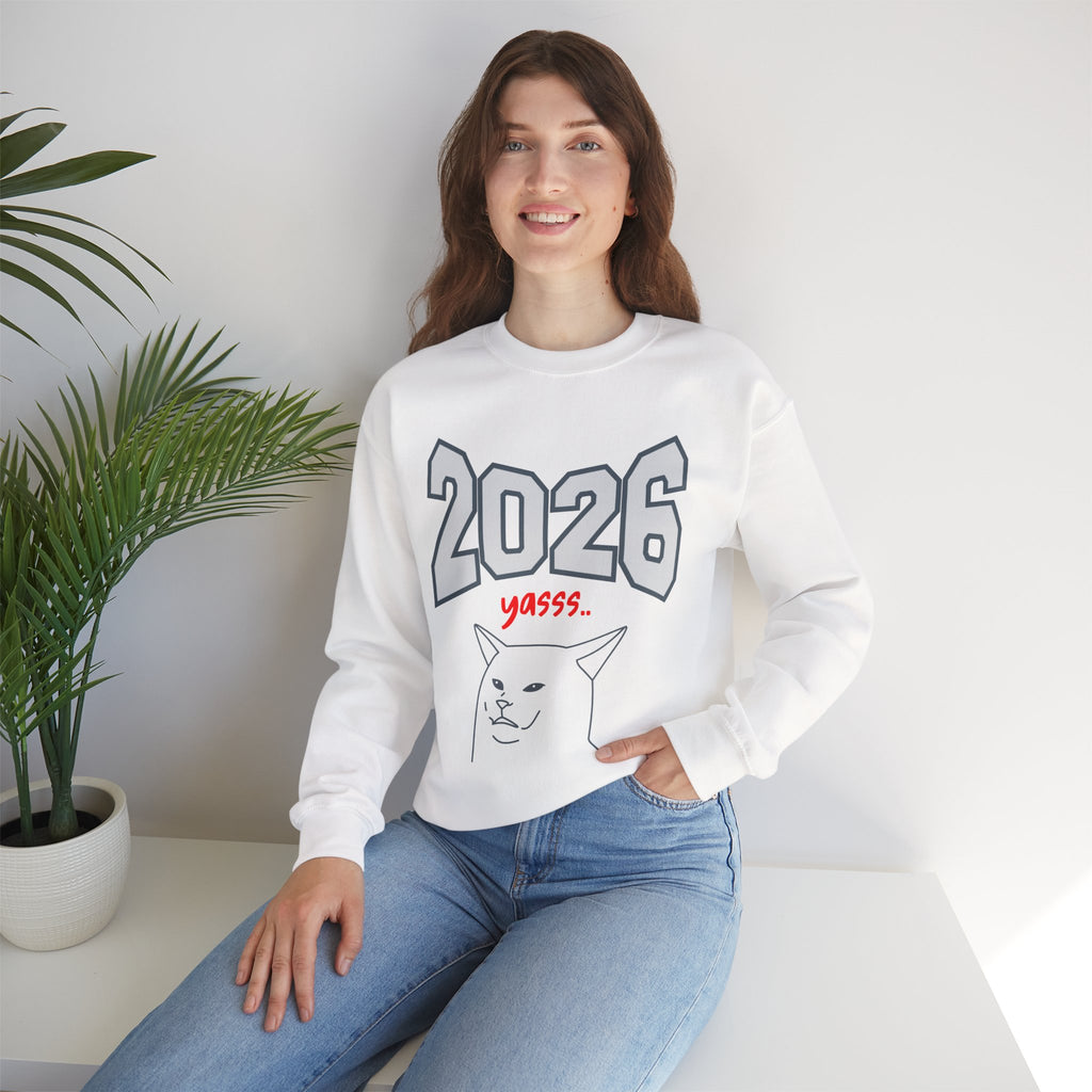 2026 New Year Sweatshirt Line - Yasss 2026