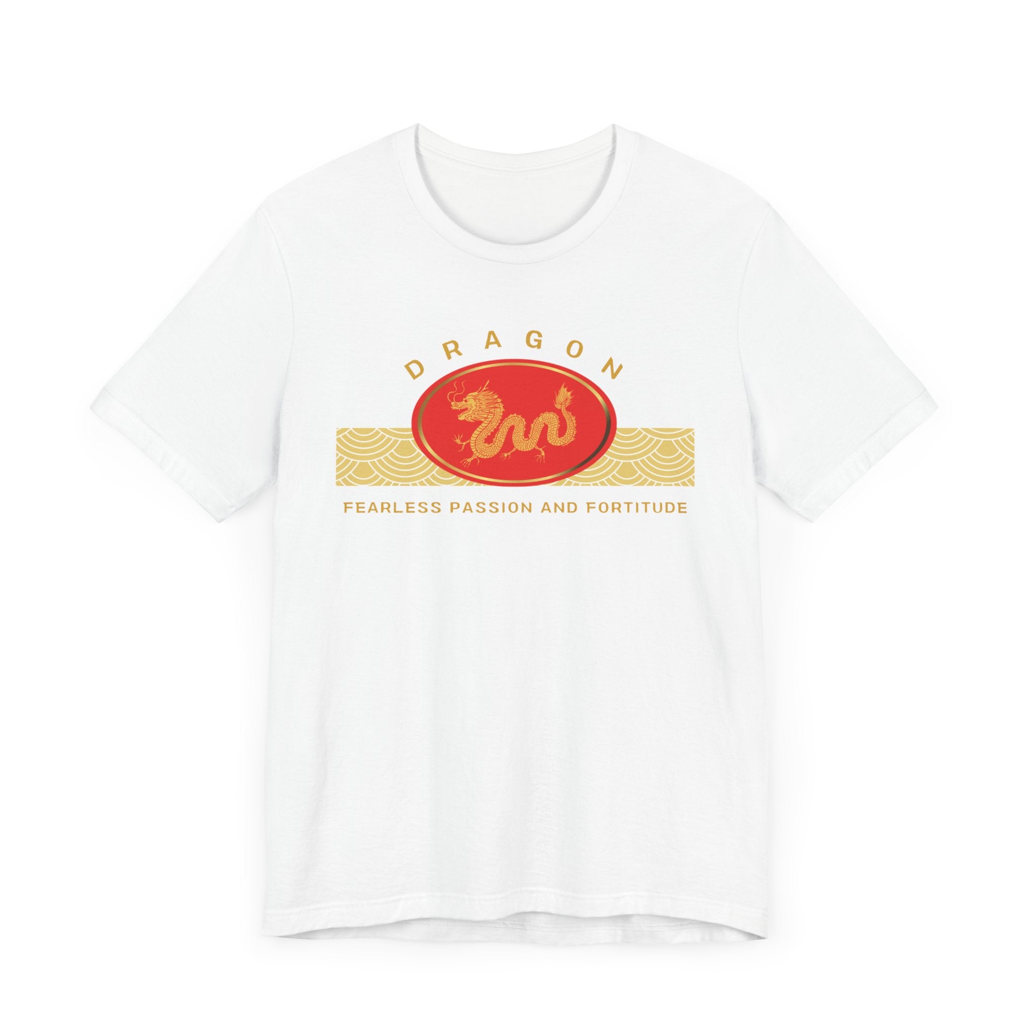 Empowering T-shirt - Zen Dragon Collection Red Fearless