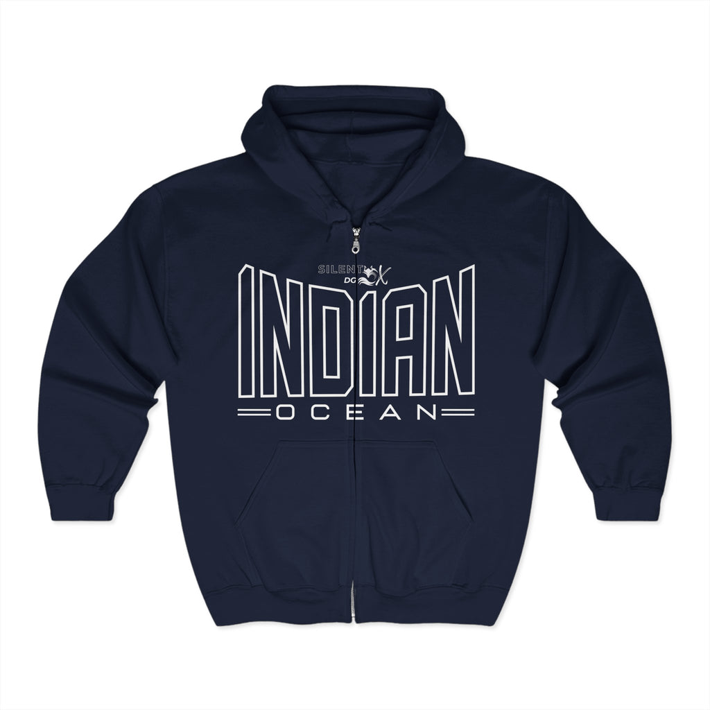 5 Oceans Hoodie Zipper Collection - Indian Ocean Soul Current