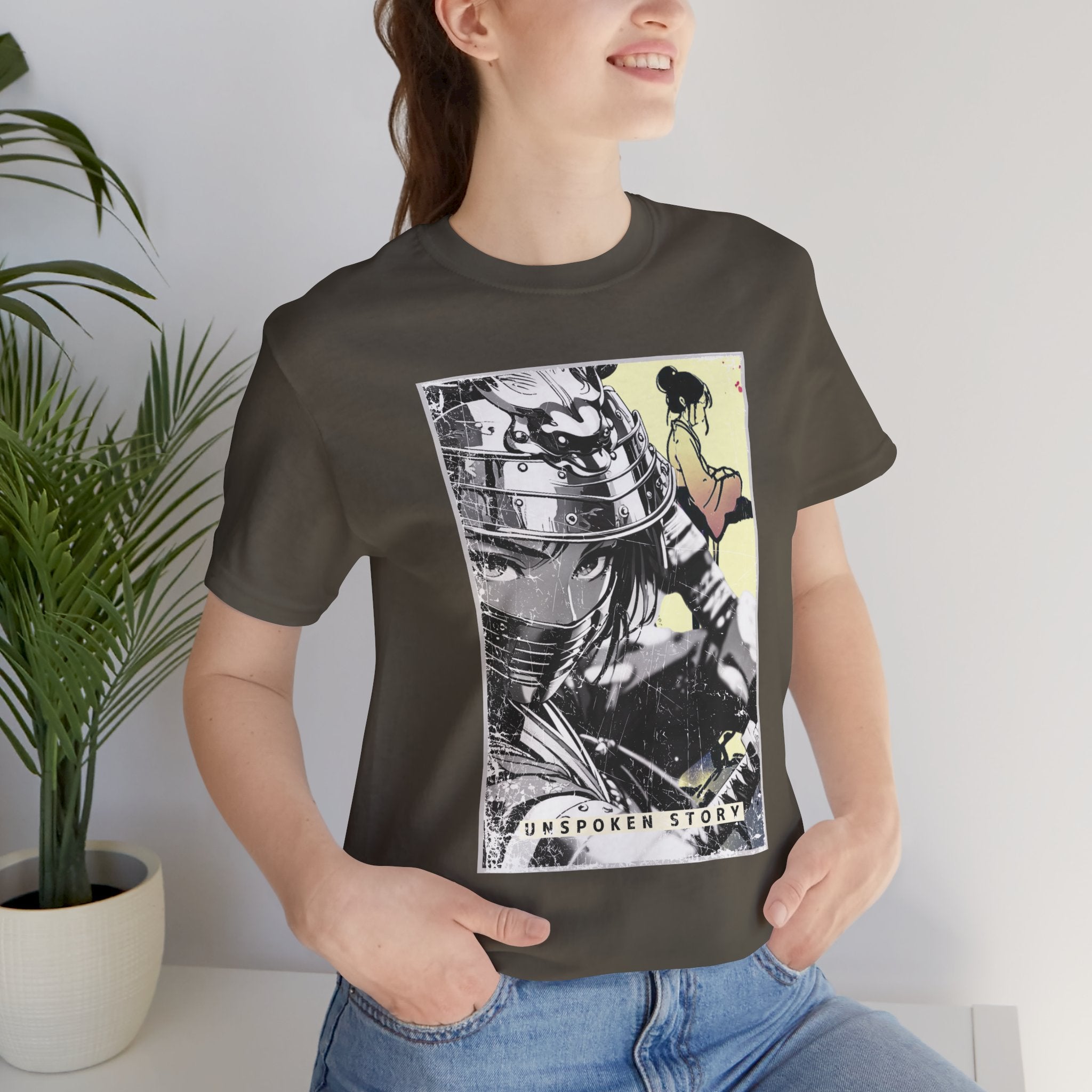 Anime Warrior Girl T-shirt - Unspoken Story