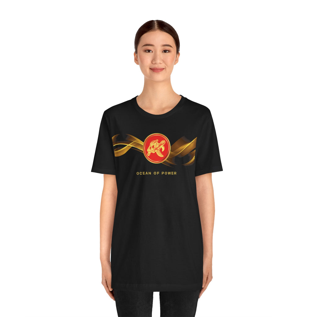 Empowering T-shirt - Zen Turtle Collection Red Power