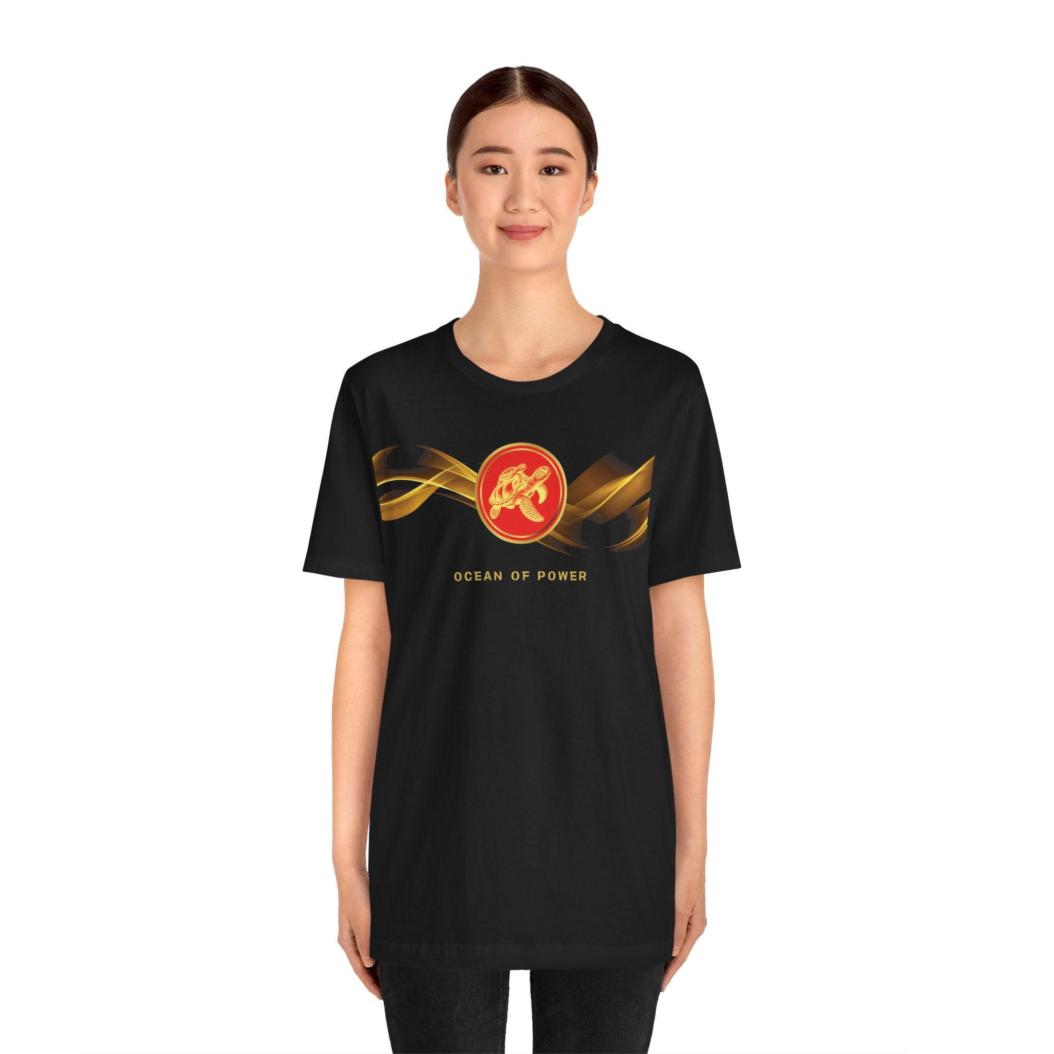 Empowering T-shirt - Zen Turtle Collection Red Power