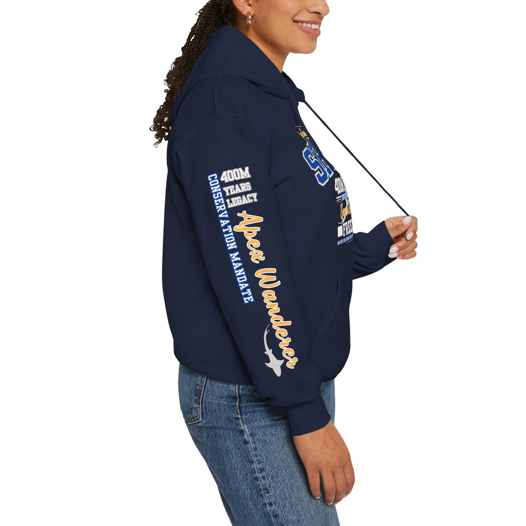 Hooded Sweatshirt Ocean Marine Awareness - Sharks