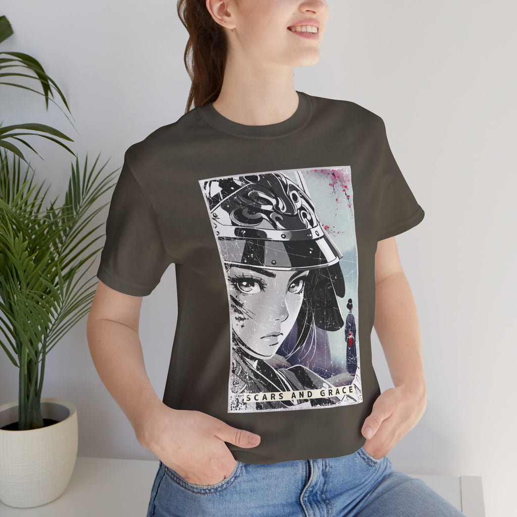 Anime Warrior Girl T-shirt - Scars And Grace