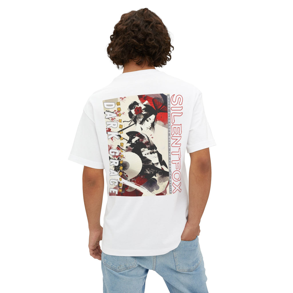 Anime Design Oversize T-shirt - SF Dark Grace
