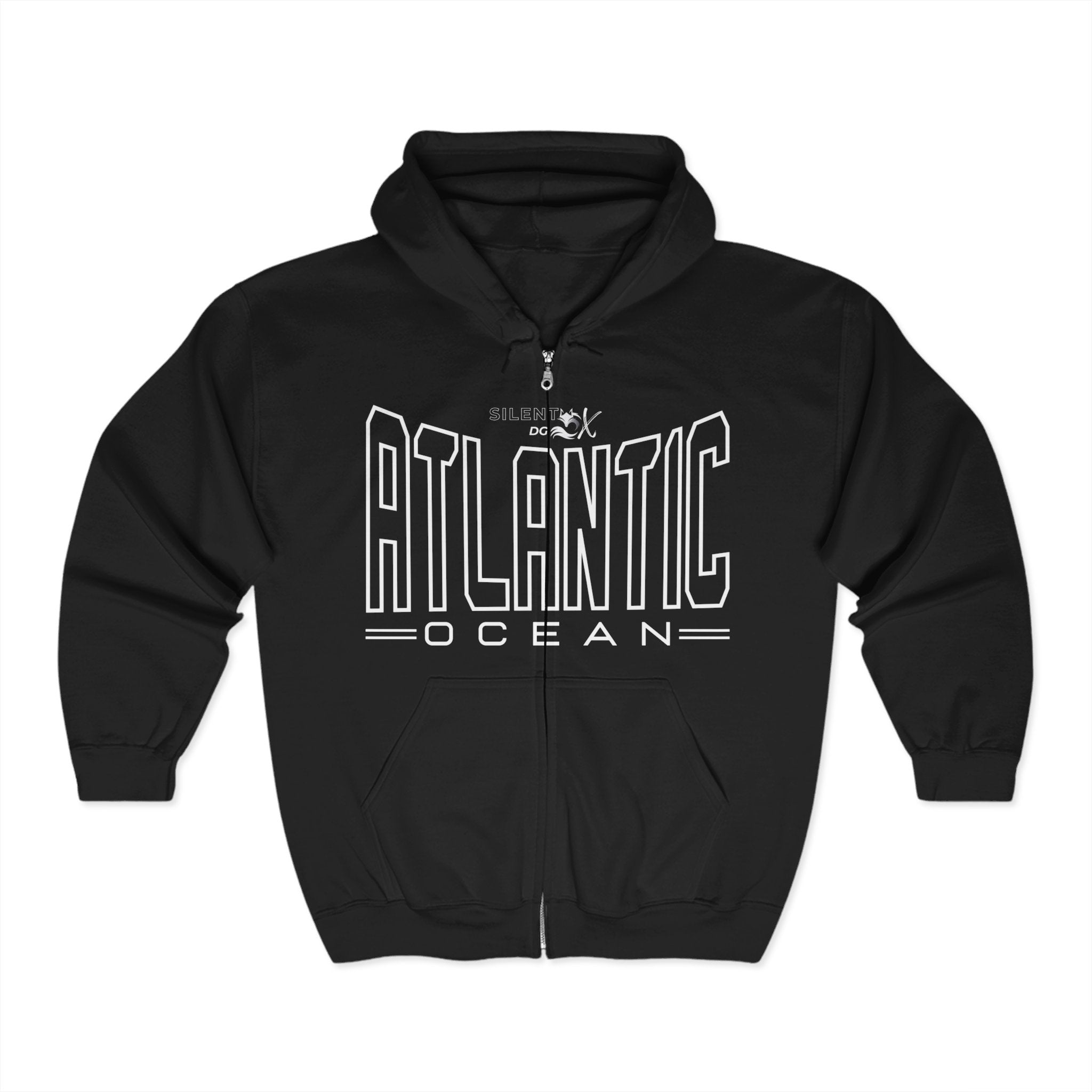 5 Oceans Hoodie Zipper Collection - Atlantic Ocean Tidal Realm