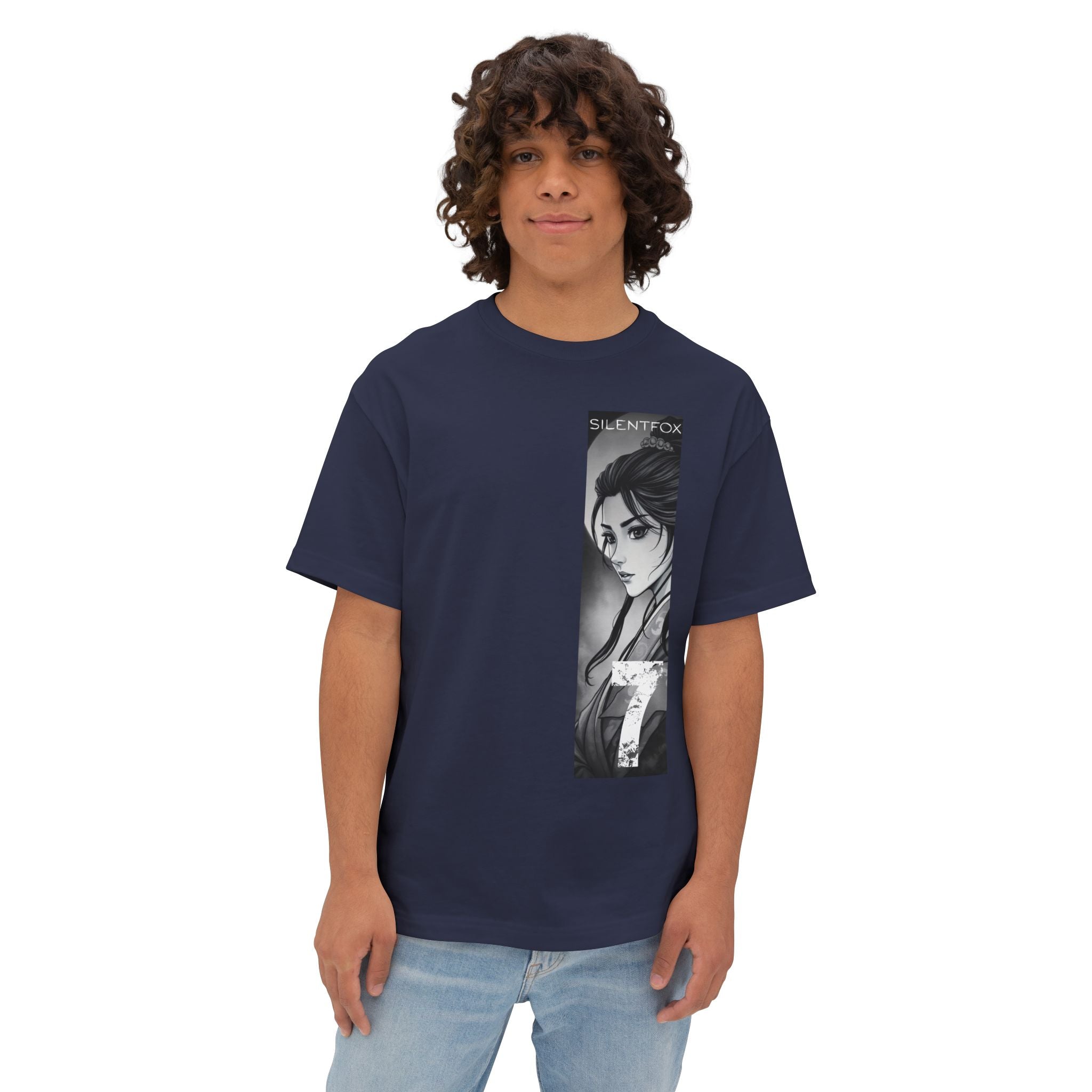 Anime Design Oversize T-shirt - SF Guardian - Dawn #7