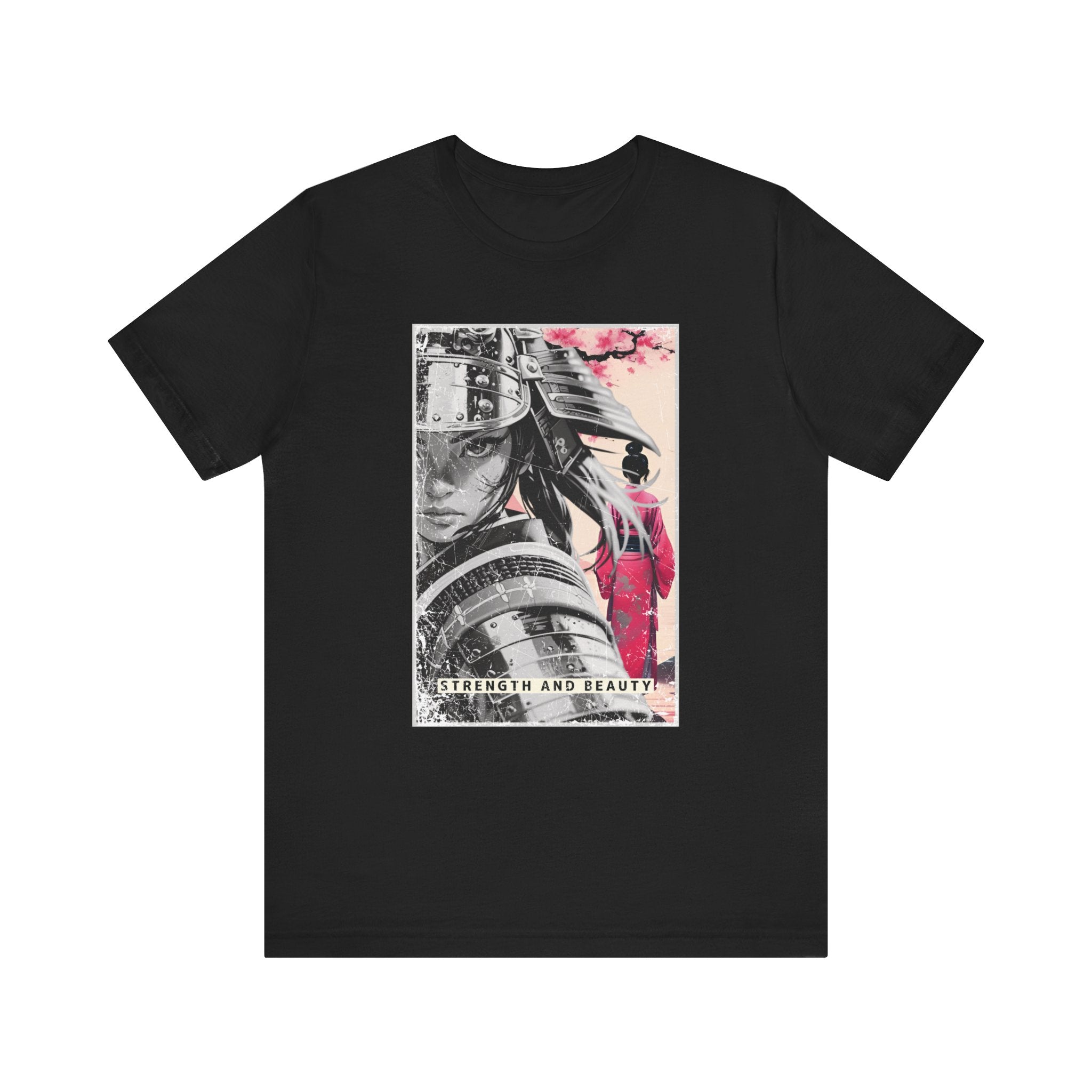 Anime Warrior Girl T-shirt - Strength And Beauty