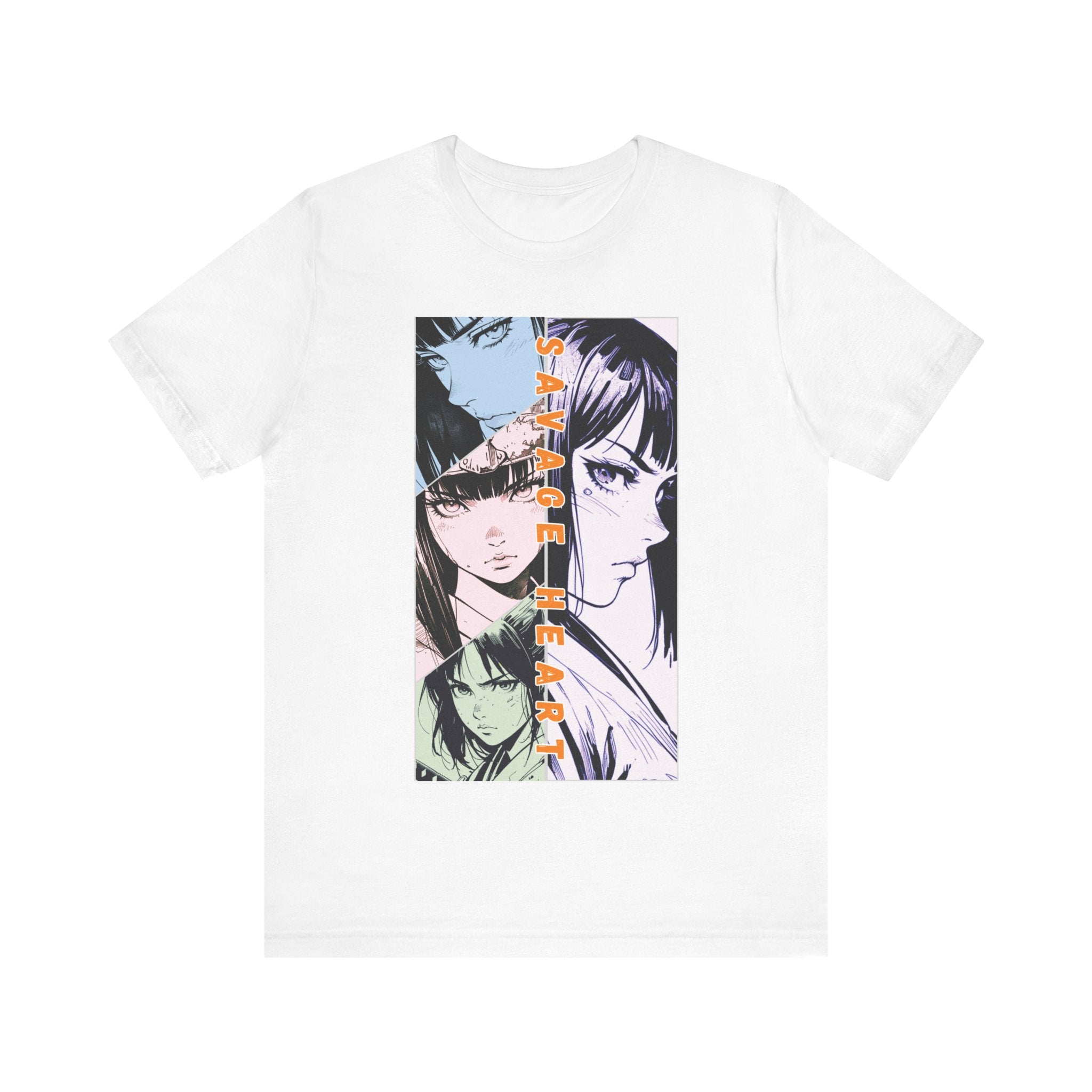 Anime Silent Hero T-shirt - Savage Heart
