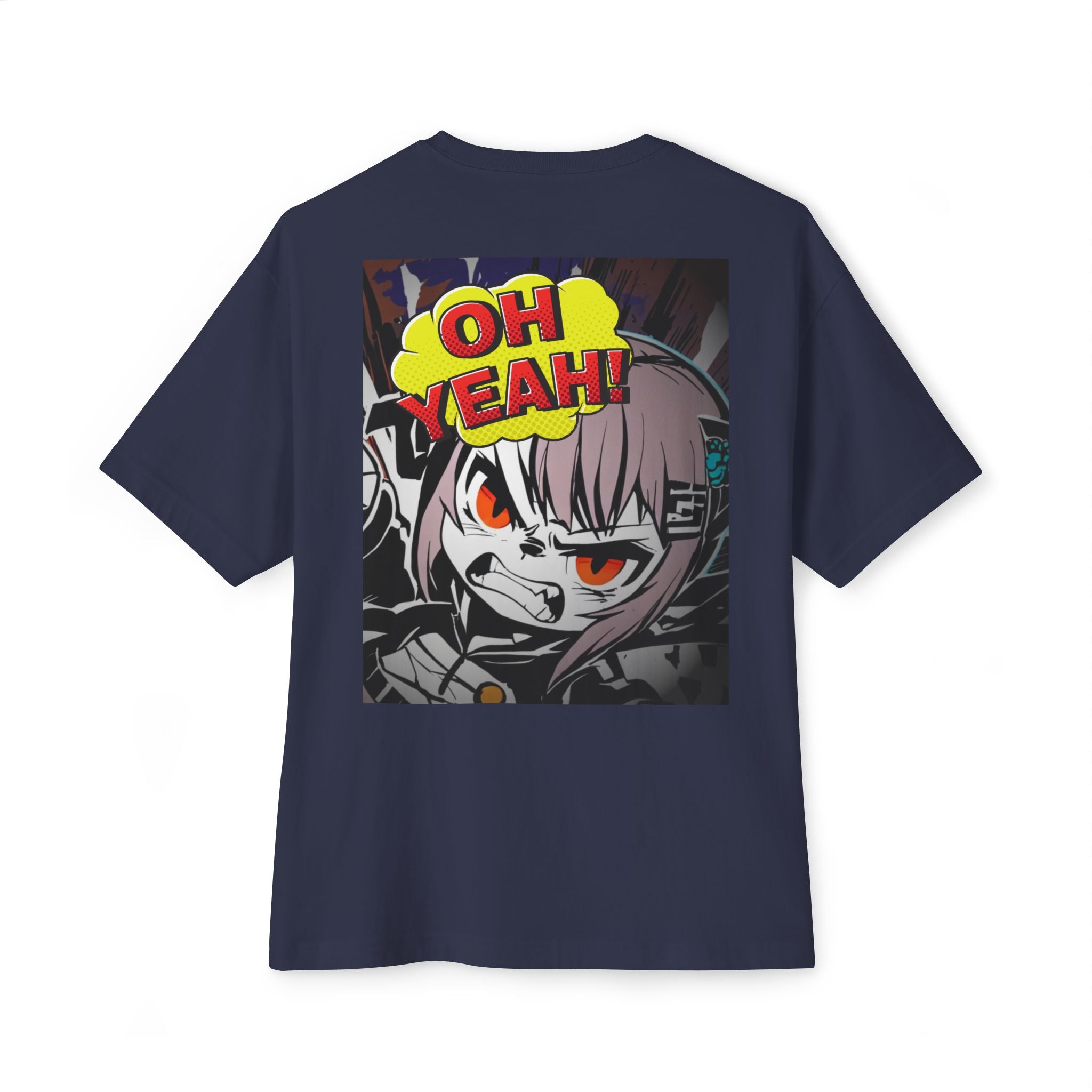 Anime Blurb Casual Streetwear T-shirt - Oh Yeah