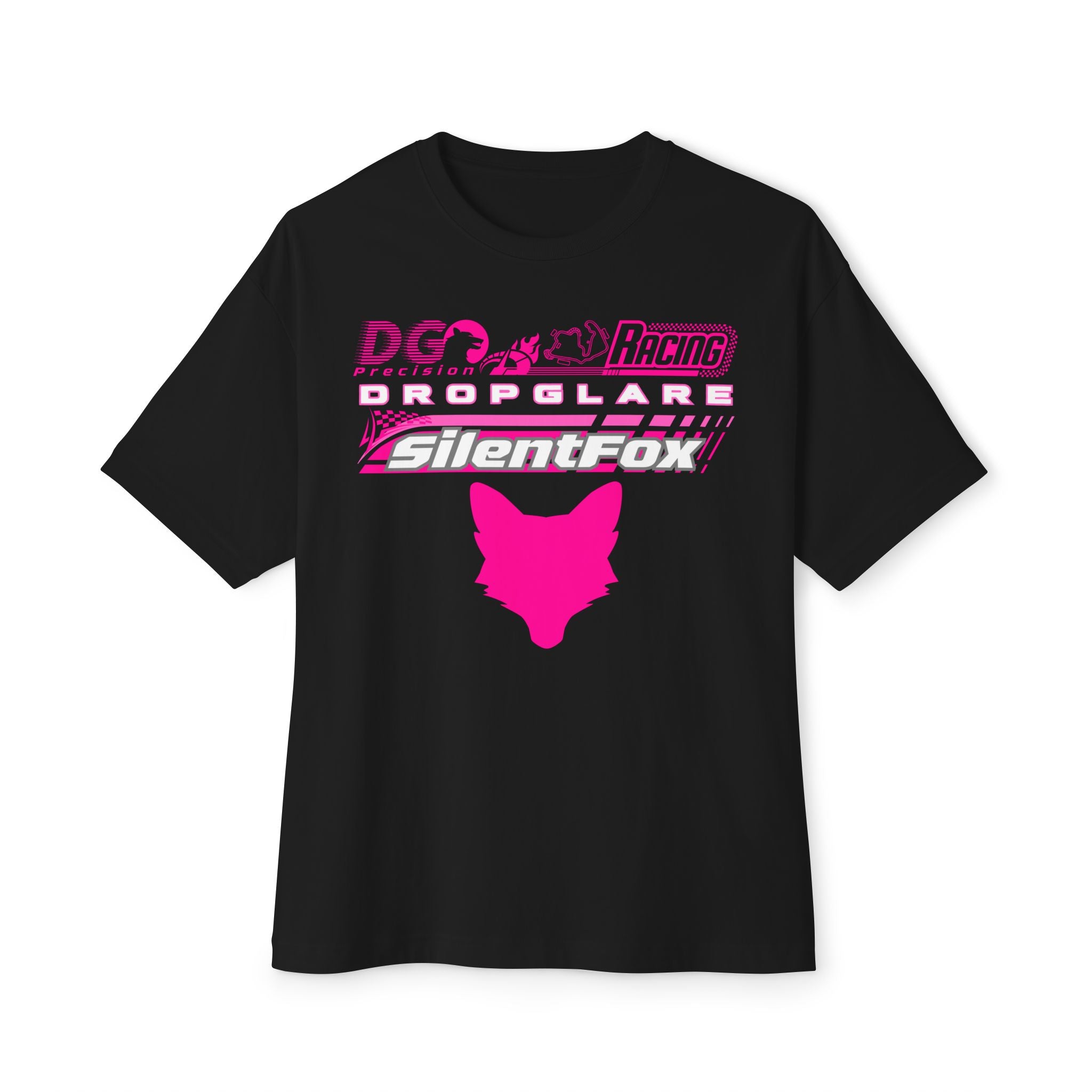 Magenta Fox Racing Box Tee Collection - SF Drop Glare