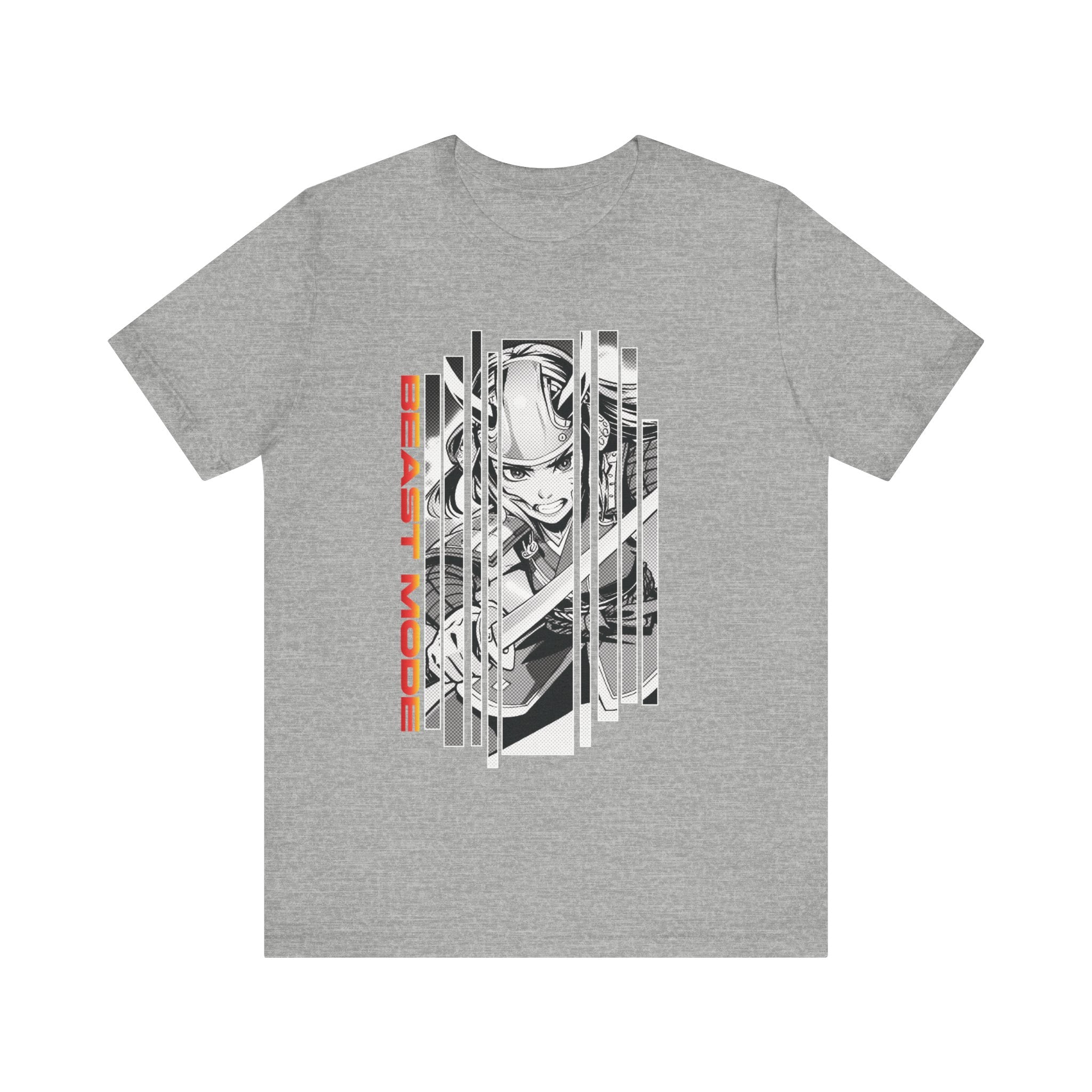 Anime Girl Warrior T-shirt - Beast Mode