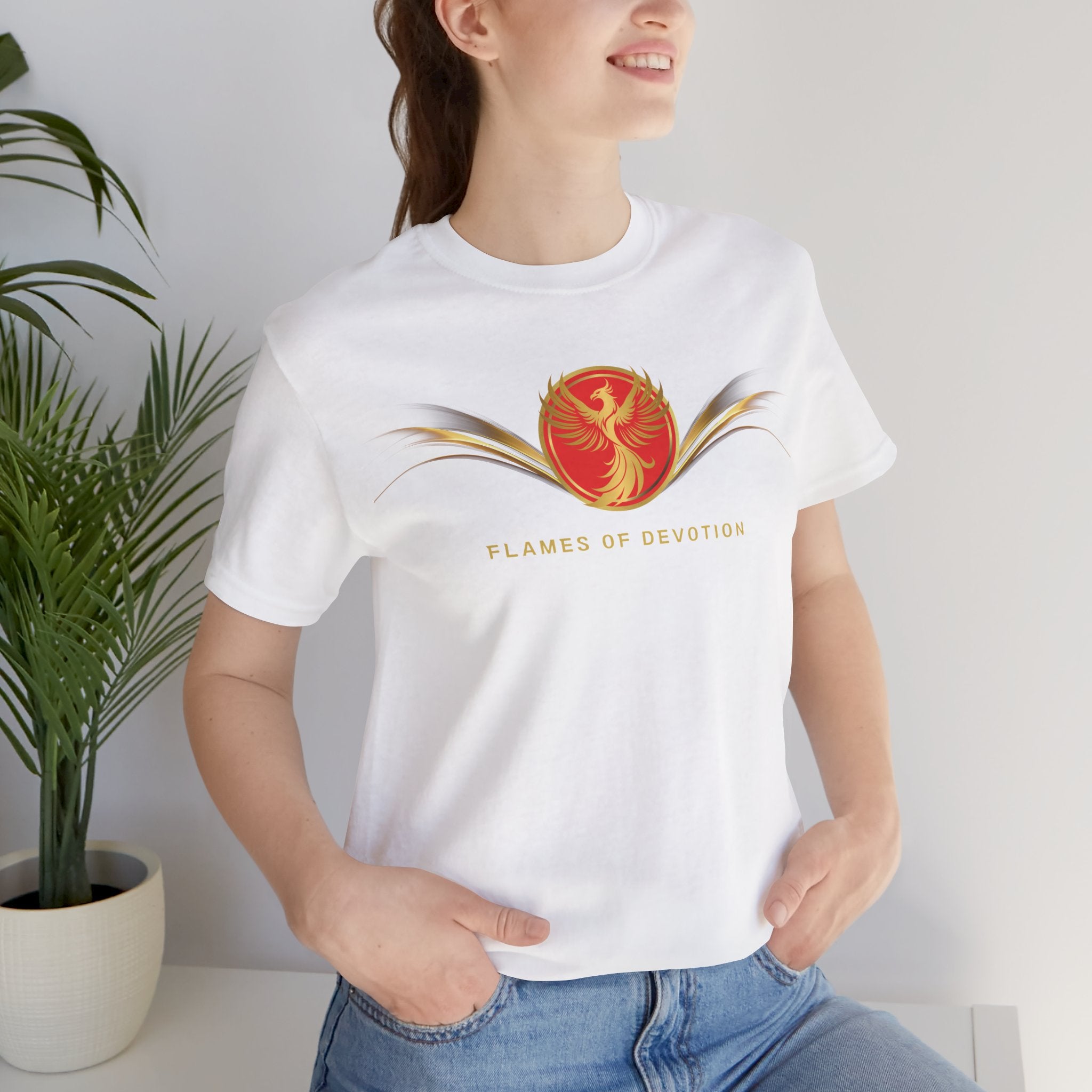 Empowering T-shirt - Zen Phoenix Collection Red Devotion