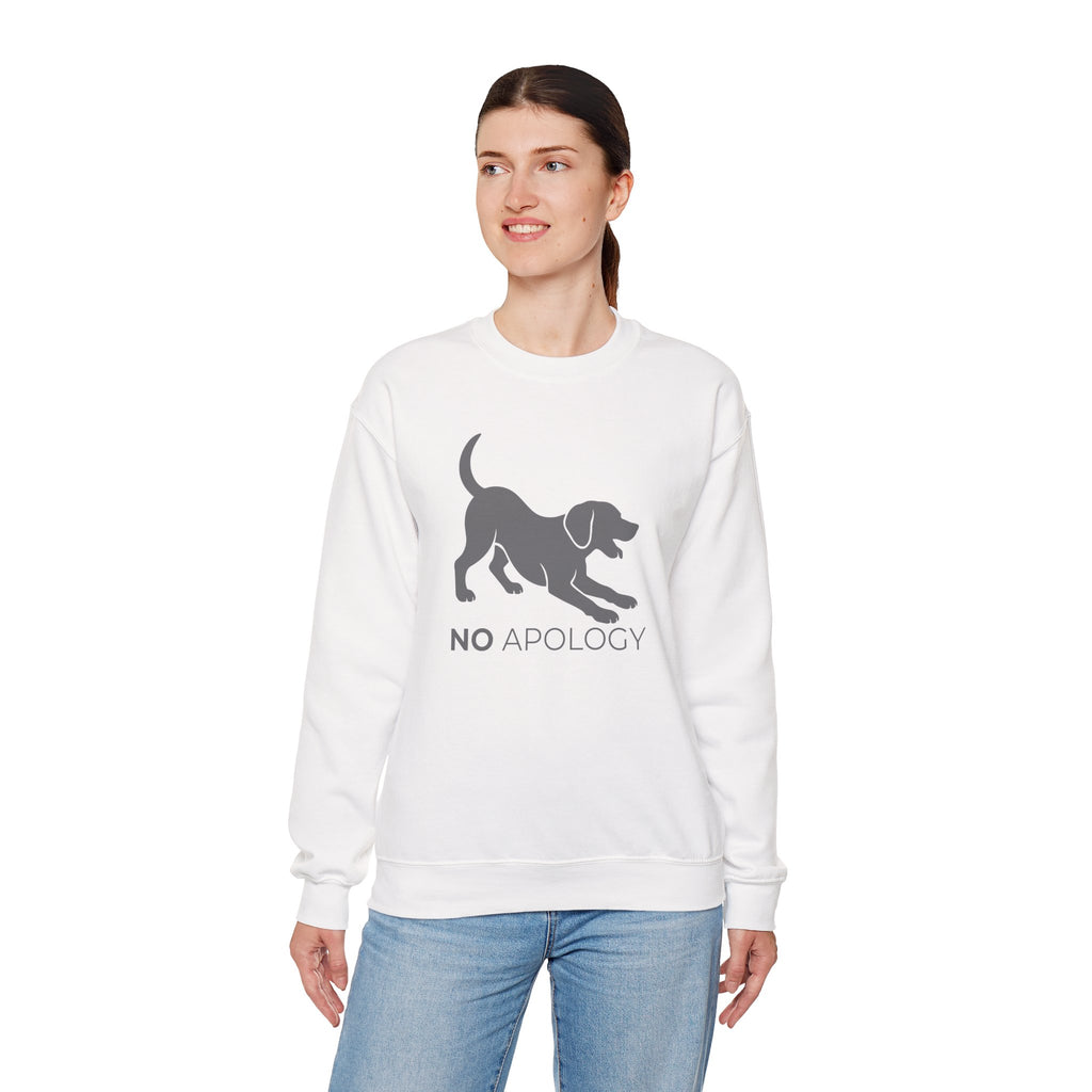 Animal Attitude Sweatshirt Line - No Apology Dog