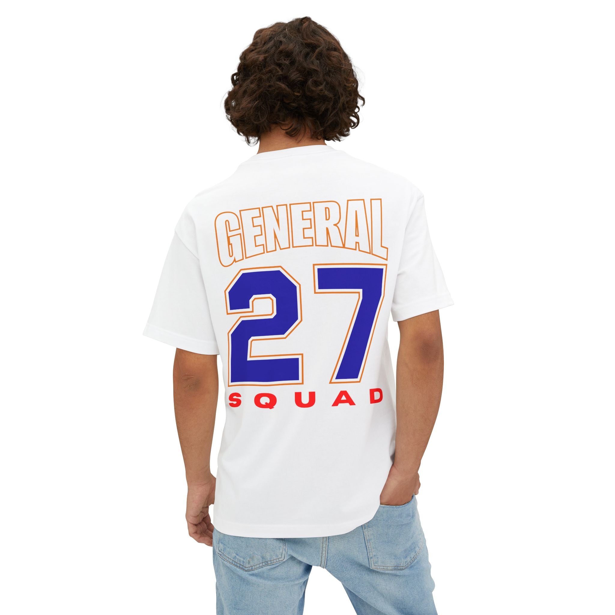 General Numbered Streetwear Box T-shirt Collection - 27 General Squad