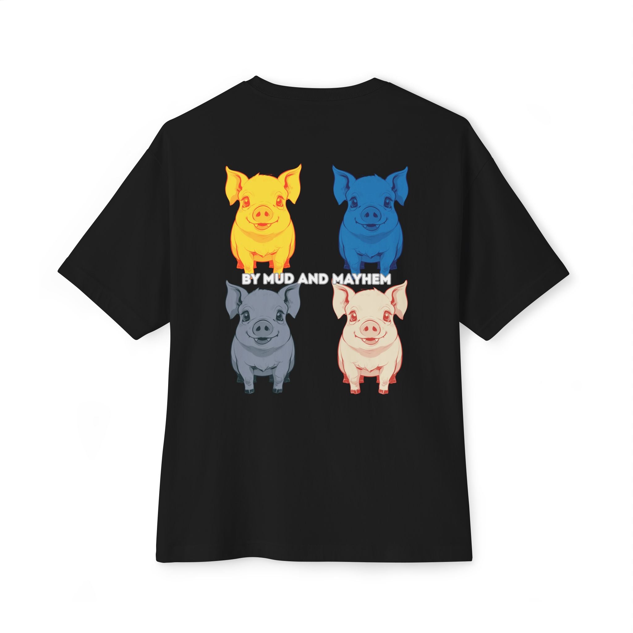 Anime Design Oversize T-shirt - 4tified Swines Collection - By Mud And Mayhem