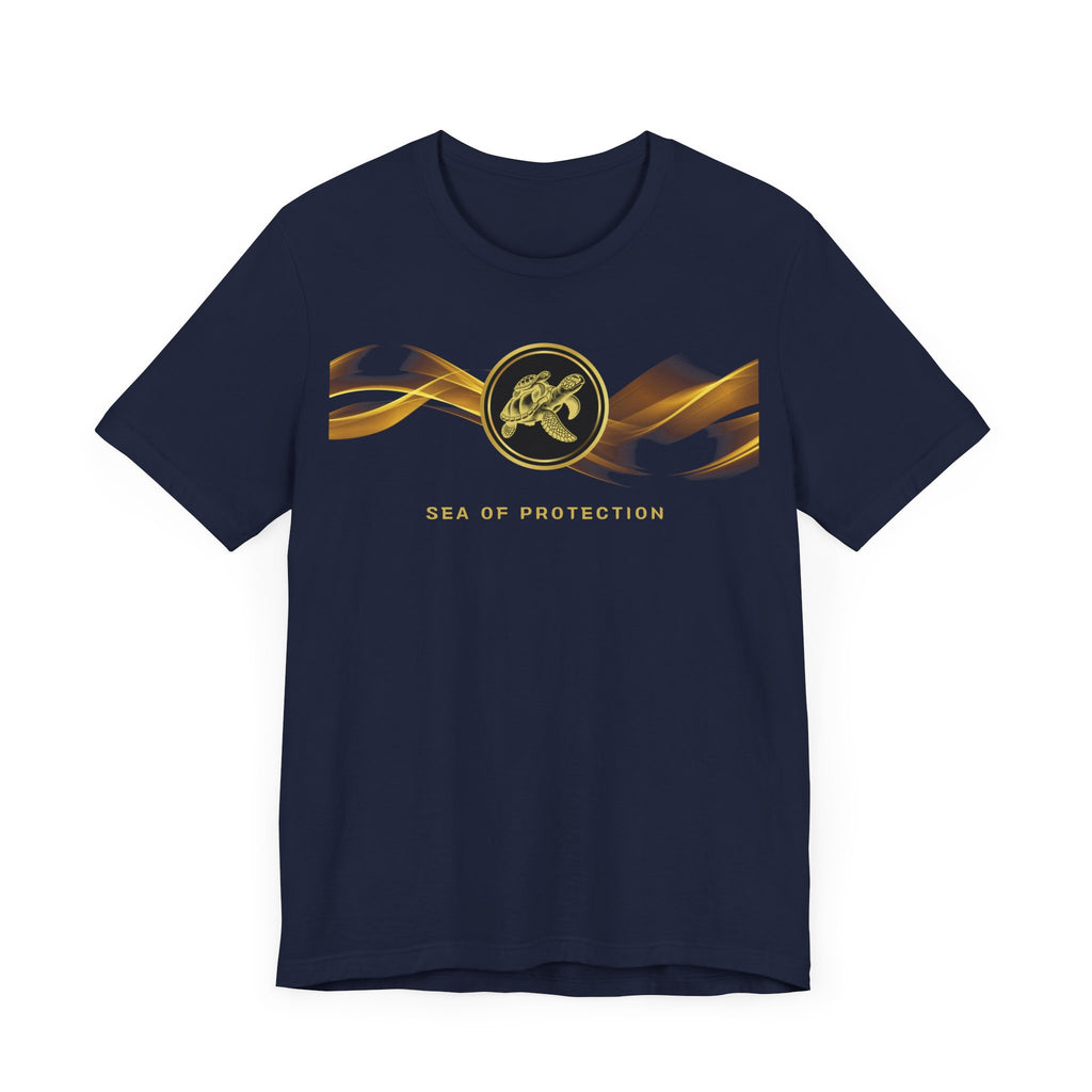 Empowering T-shirt - Zen Turtle Collection Black Protection