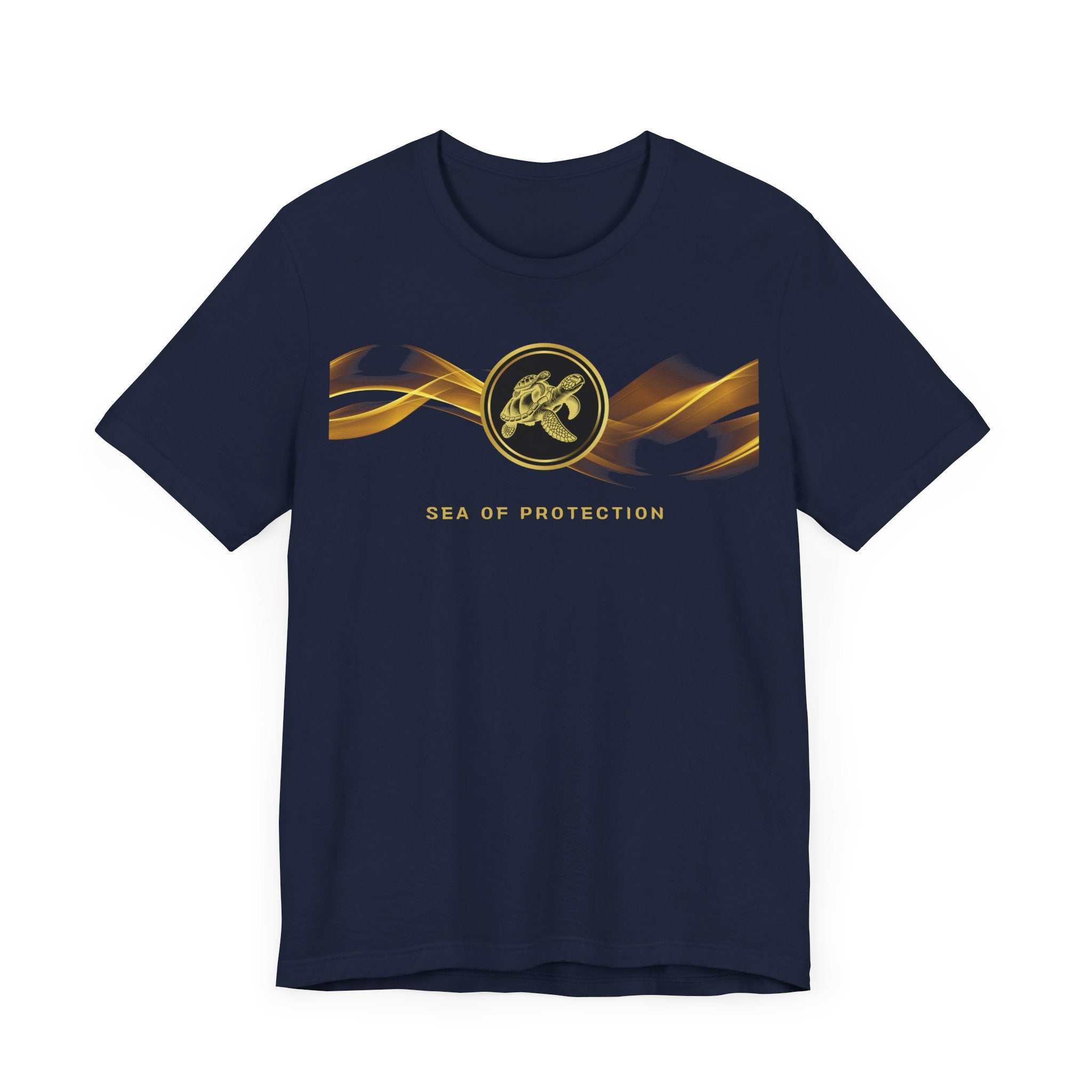 Empowering T-shirt - Zen Turtle Collection Black Protection