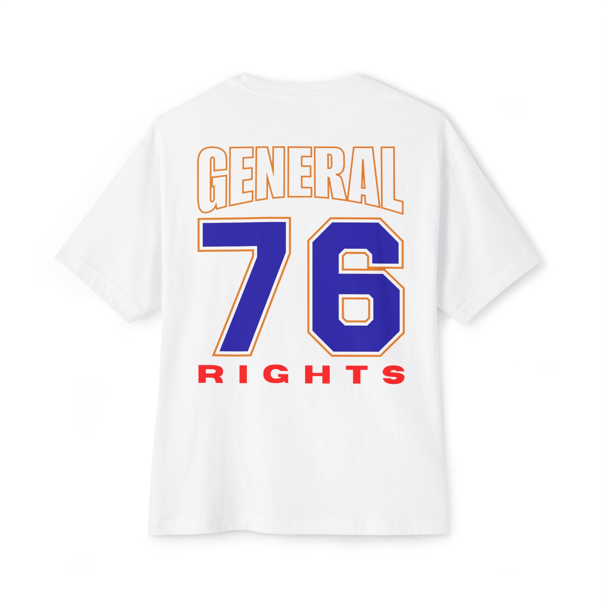 General Numbered Streetwear Box T-shirt Collection - 76 General Rights