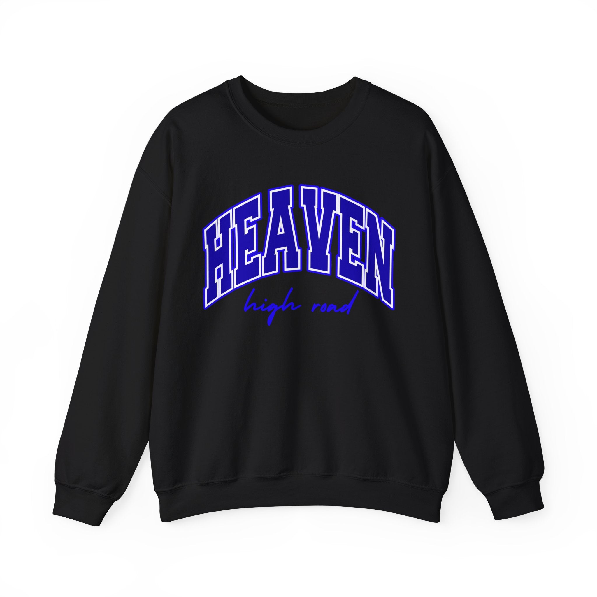 Higher Ground Blue Sweatshirt Line - Heaven High Road