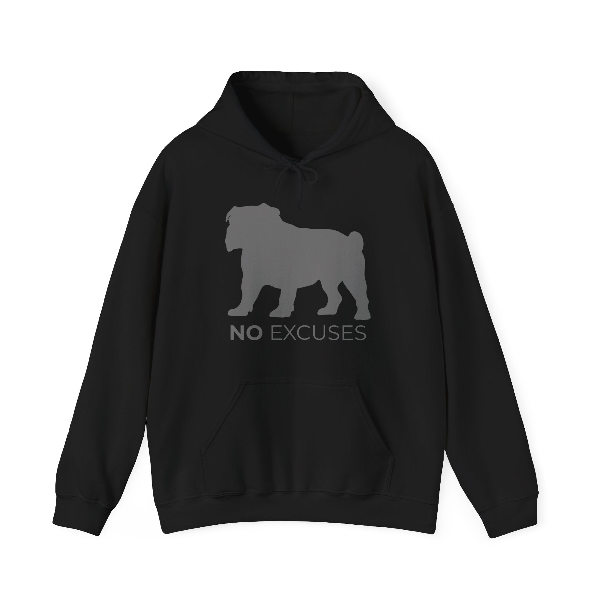Animal Attitude Hoodie Line - No Excuses Dog