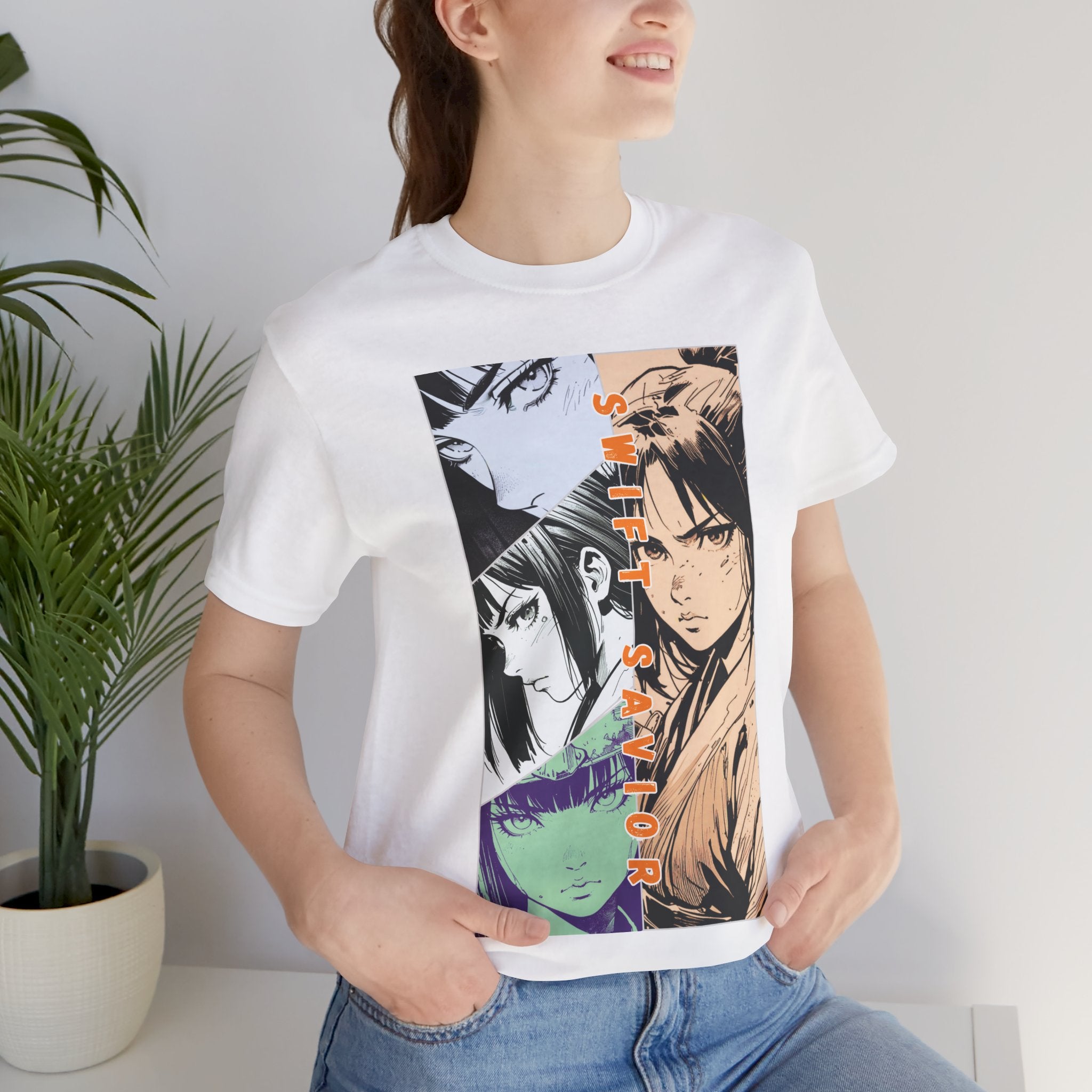 Anime Silent Hero T-shirt - Swift Savior