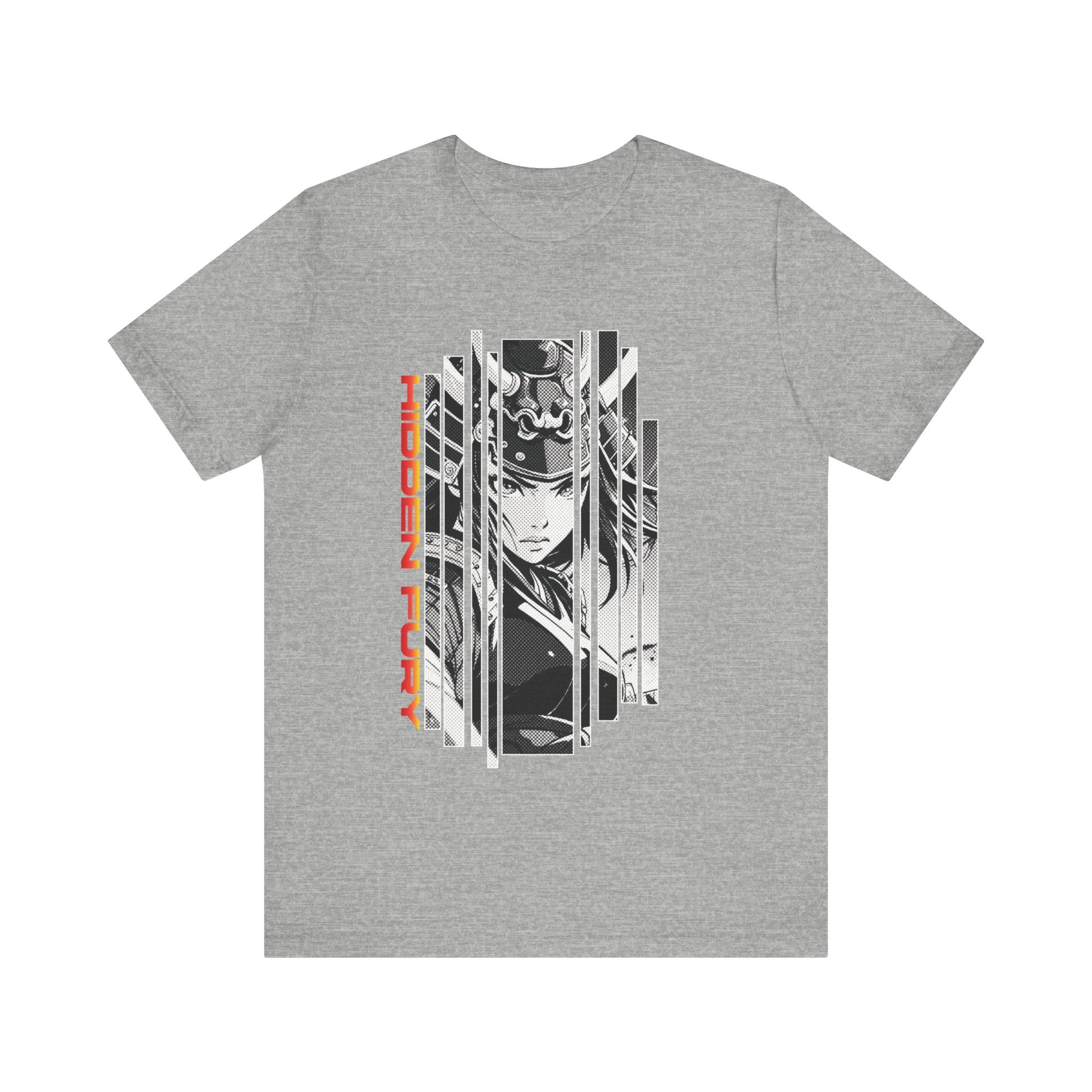 Anime Girl Warrior T-shirt - Hidden Fury