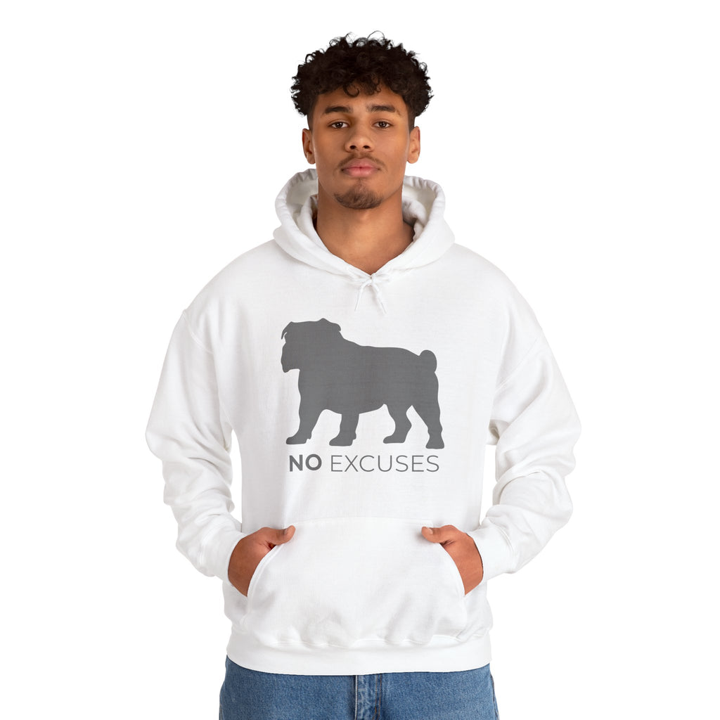 Animal Attitude Hoodie Line - No Excuses Dog
