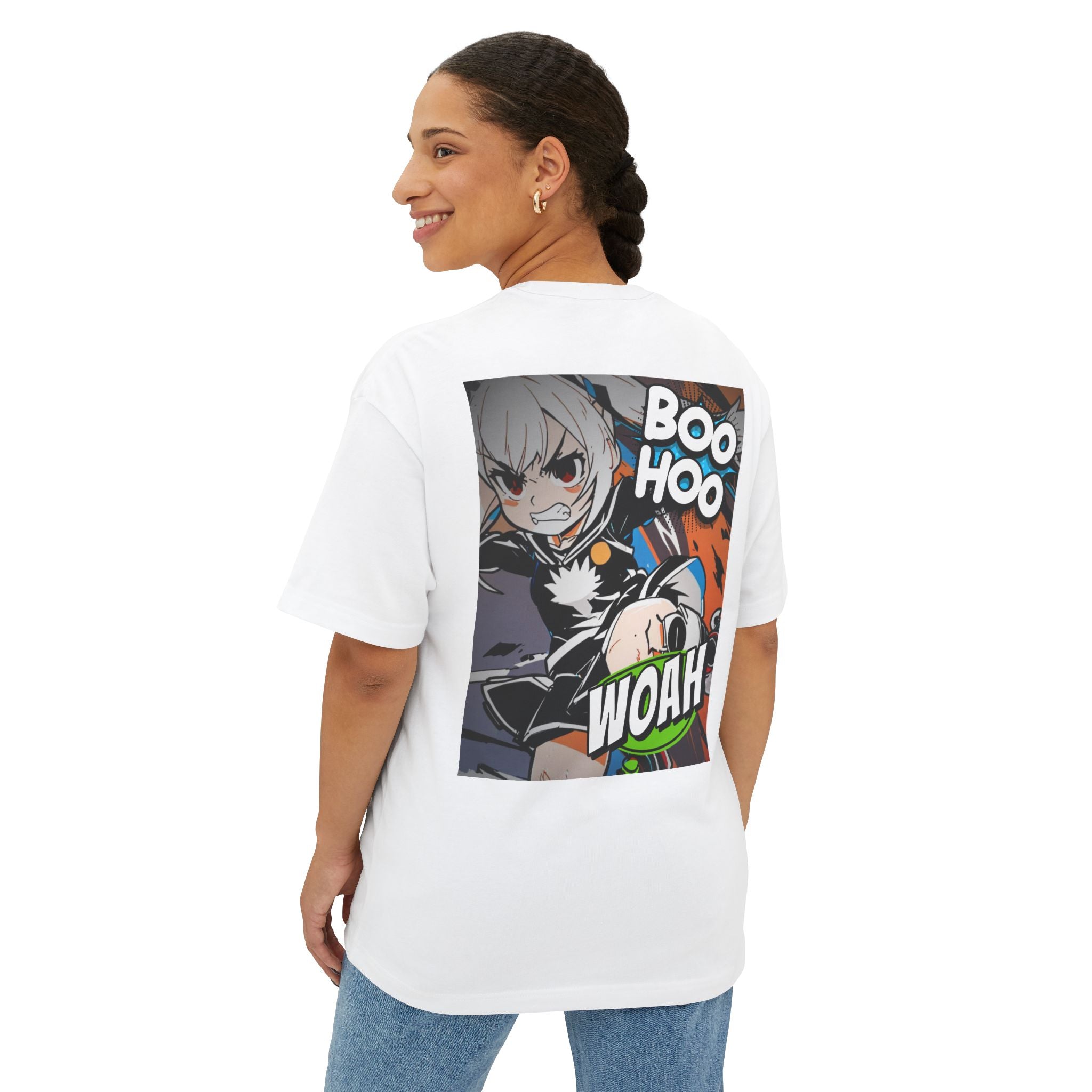 Anime Blurb Casual Streetwear T-shirt - Boo Hoo