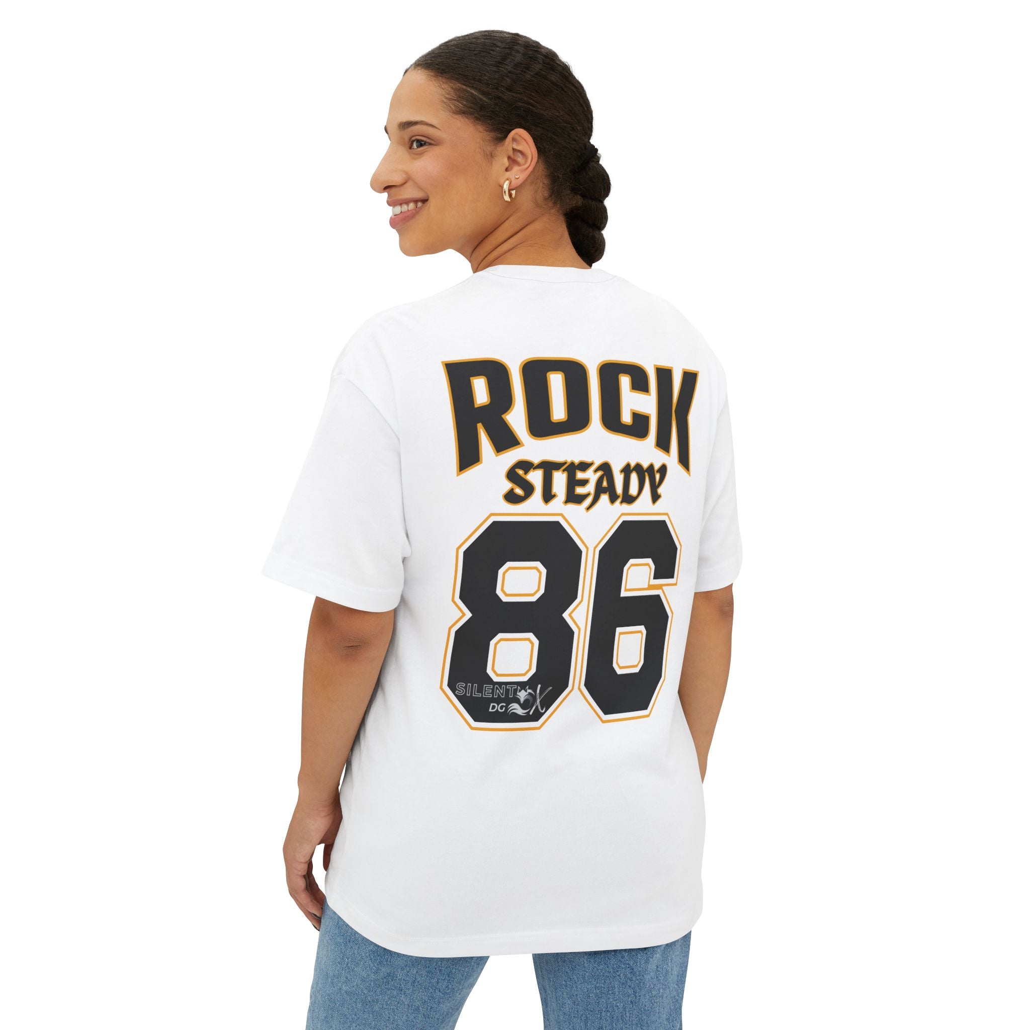 Old School 80's Oversized Casual Streetwear - 86 Rock Steady