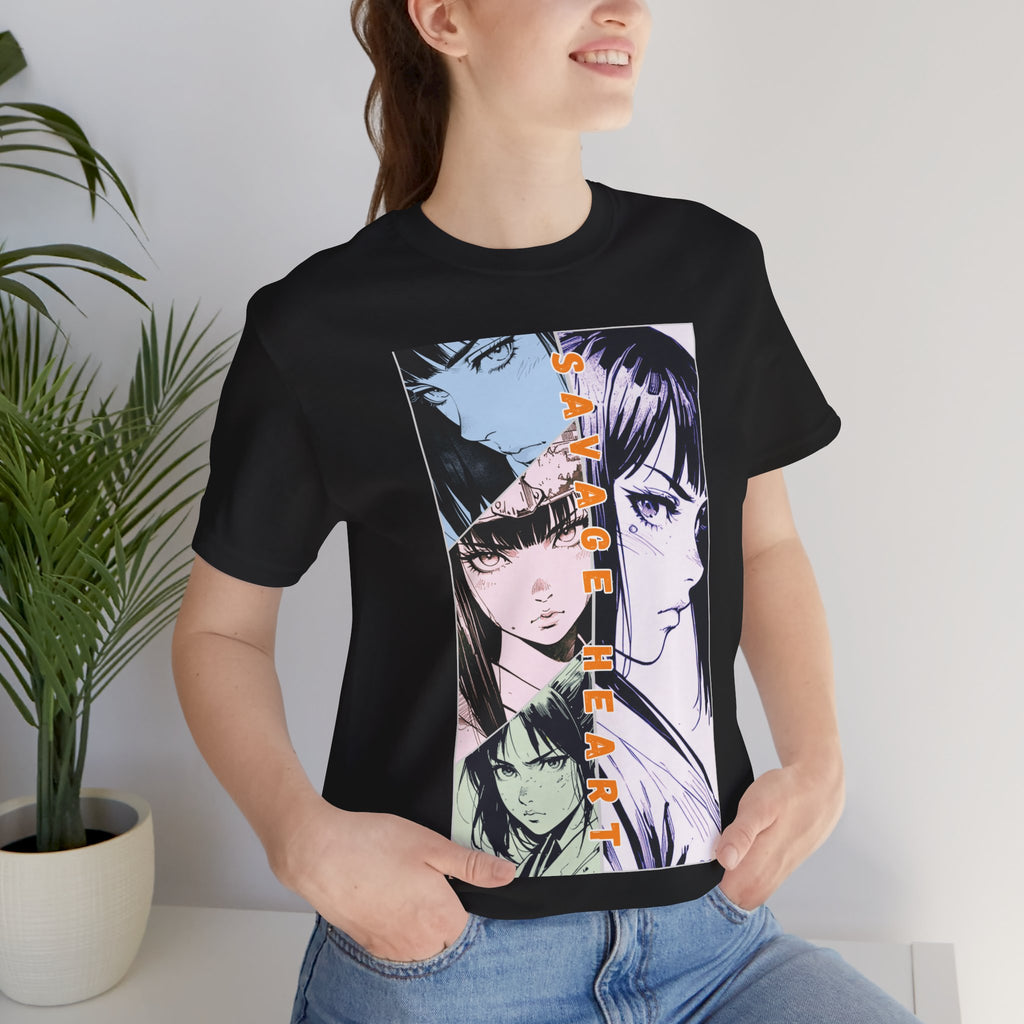 Anime Silent Hero T-shirt - Savage Heart