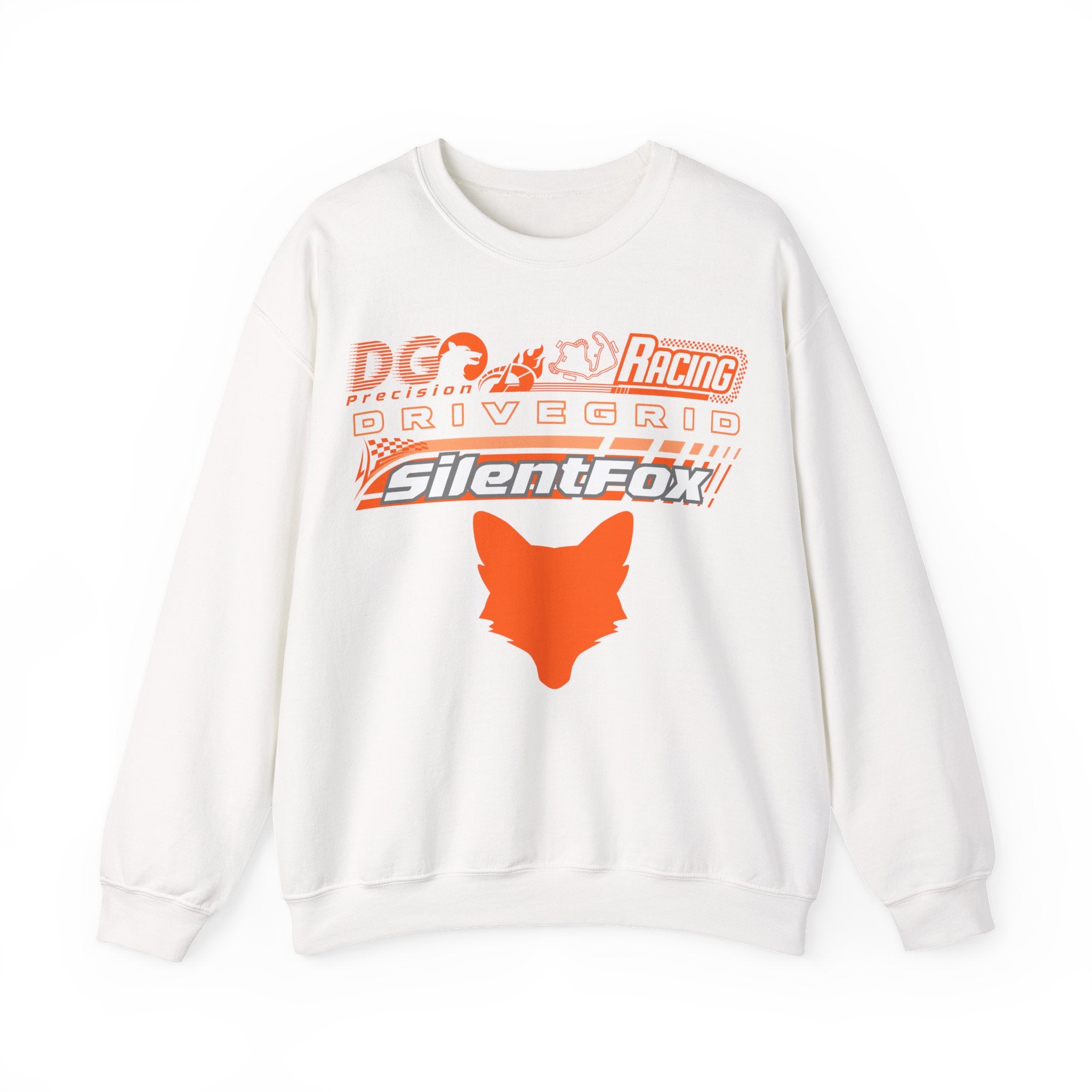Orange Fox Racing Sweatshirt Collection - SF Drive Grid