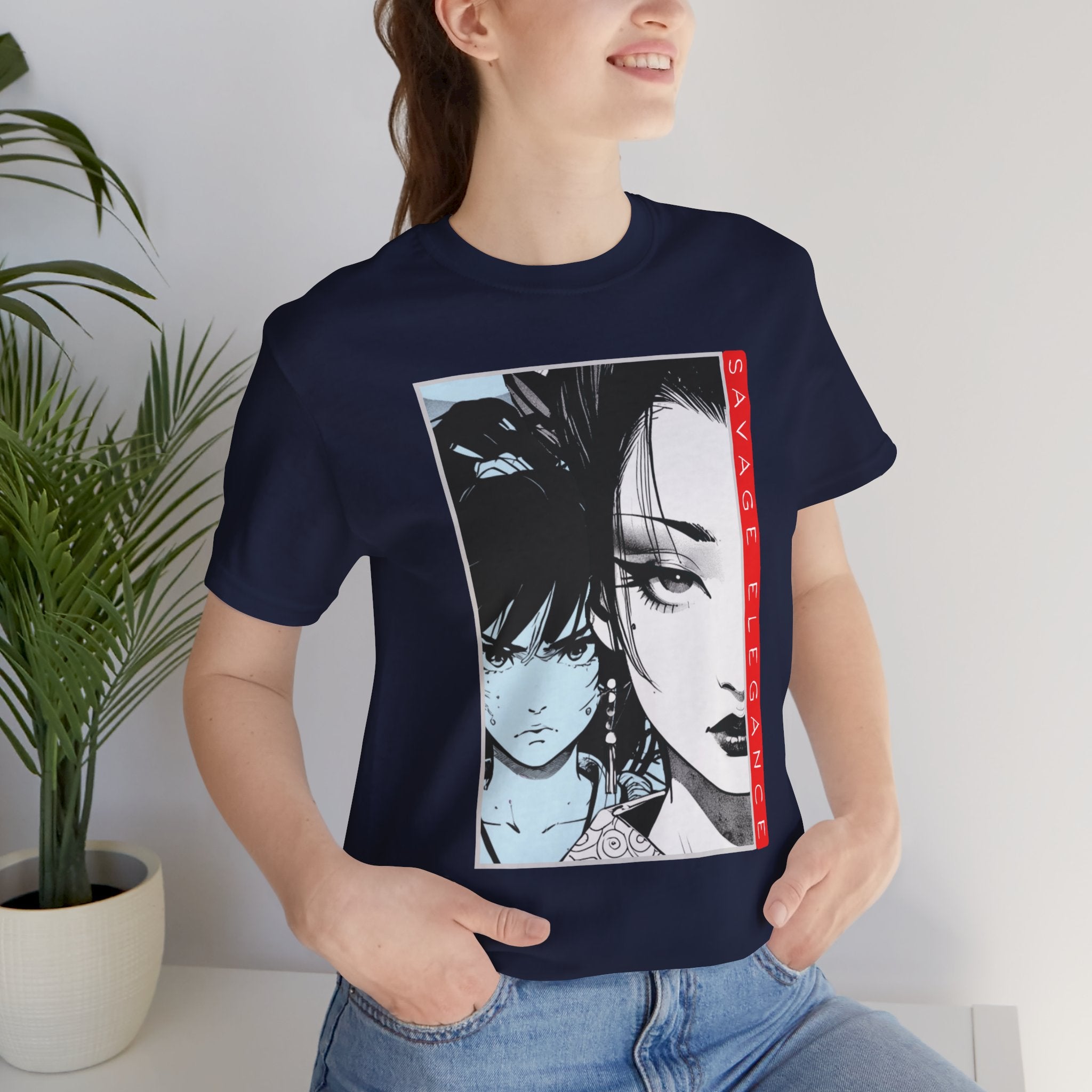 Anime Good Bad T-shirt - Savage Elegance