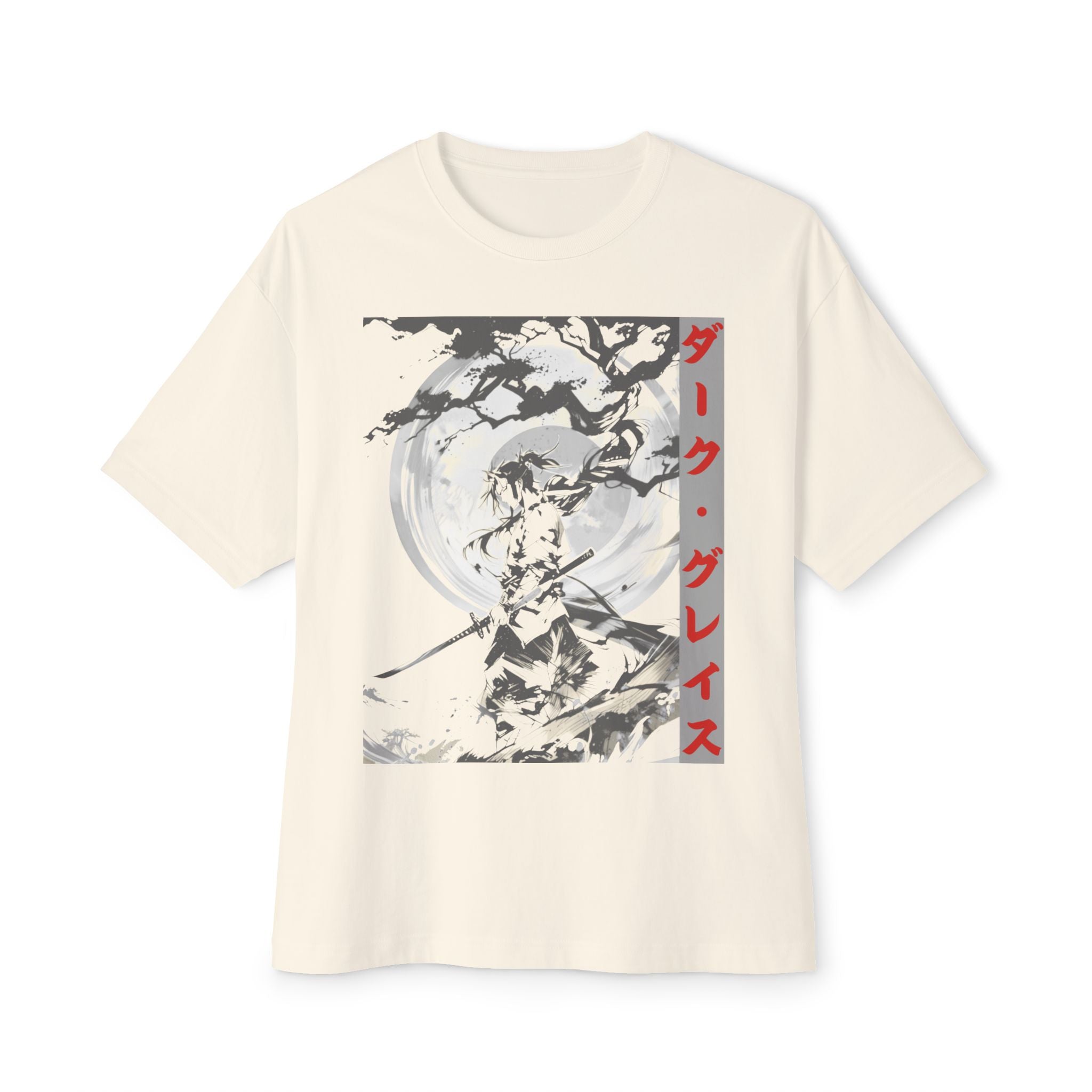 Anime Design Oversize T-shirt - SF Dark Grace
