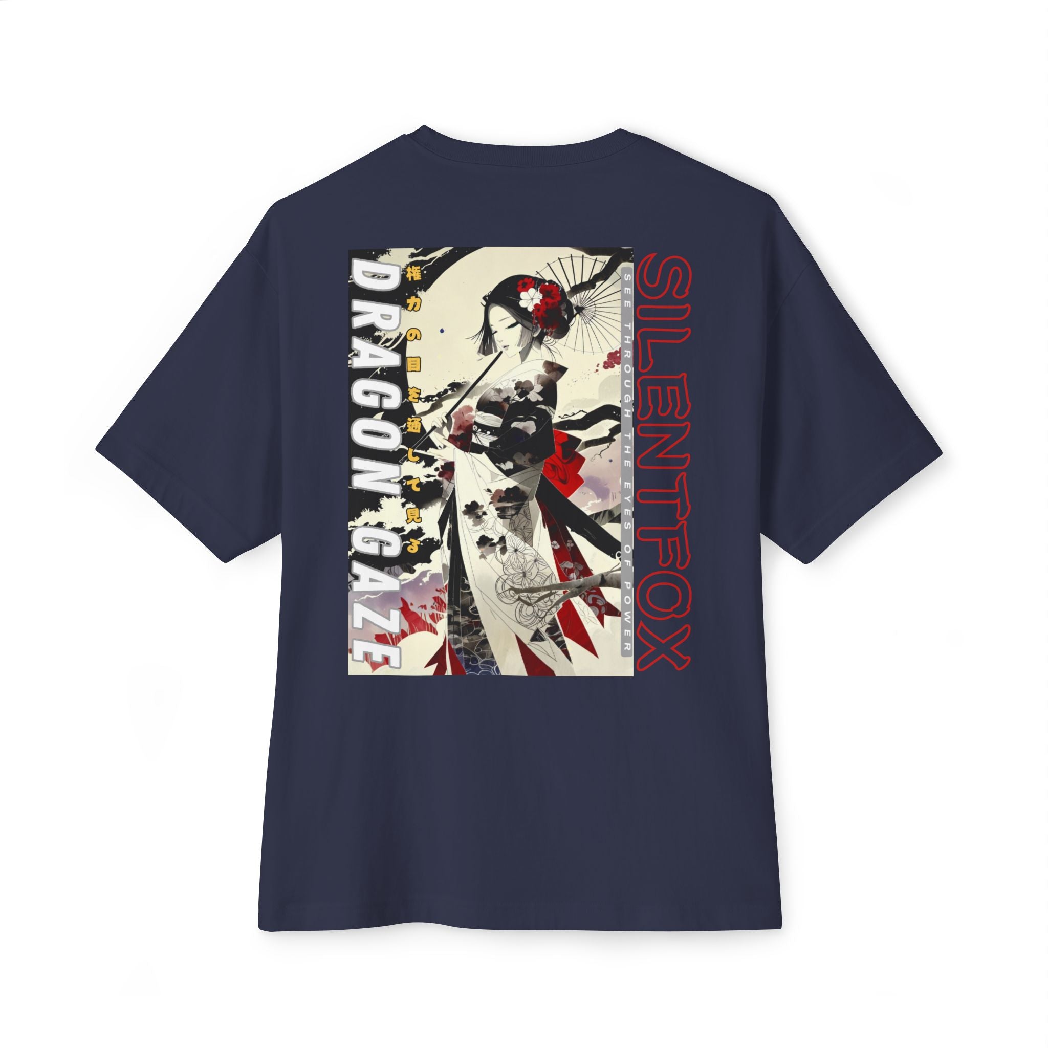 Anime Design Oversize T-shirt - SF Dragon Gaze