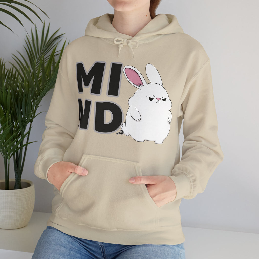 Hooded Sweatshirt Humor - Mind? Rabbit