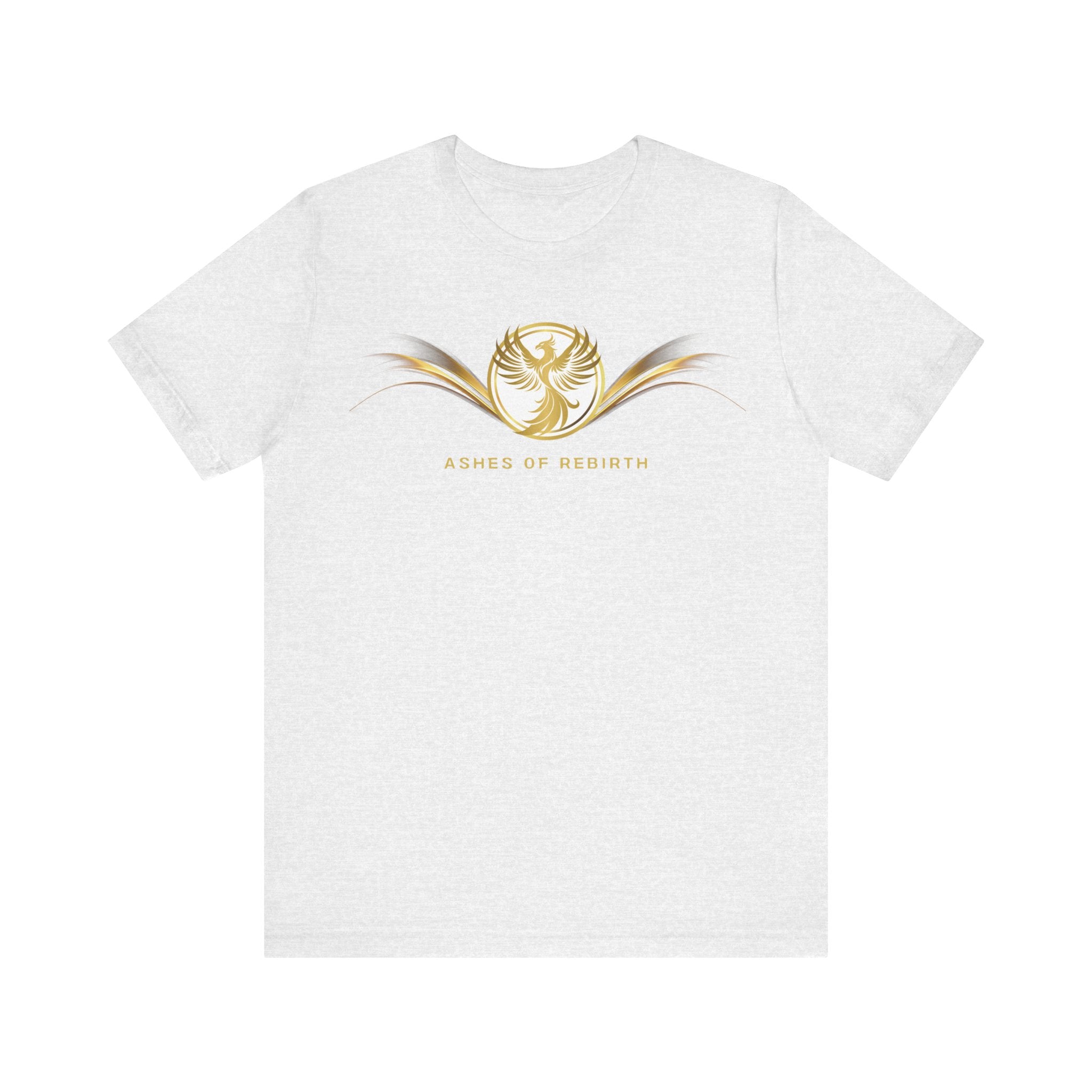Empowering T-shirt - Zen Phoenix Collection White Rebirth