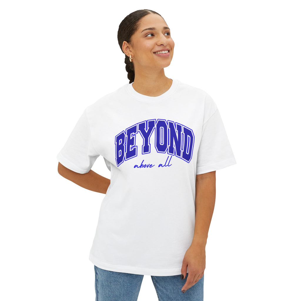 Higher Ground Blue Box-Tee Line - Beyond Above All
