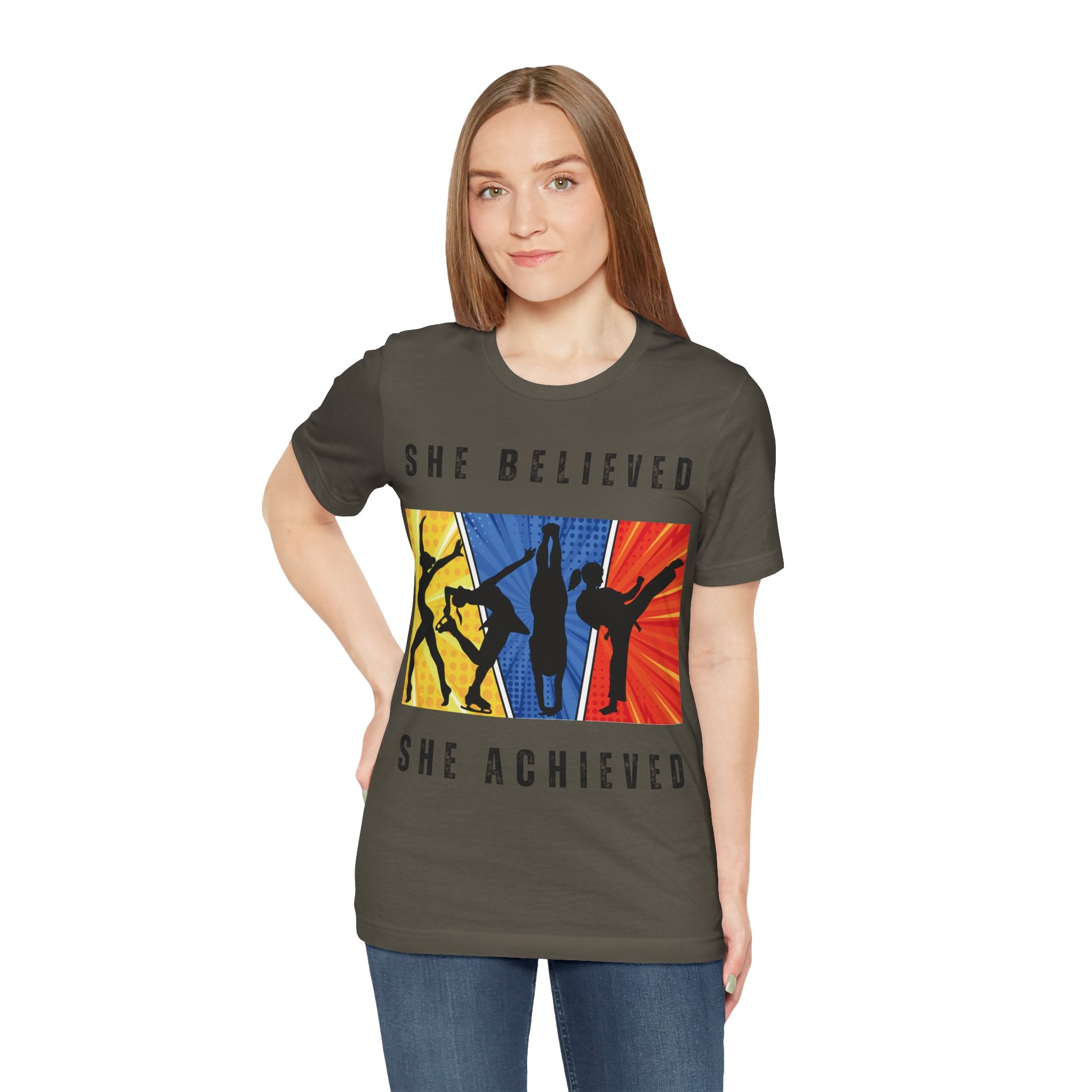 Empowering Tee - She Believed She Achieved